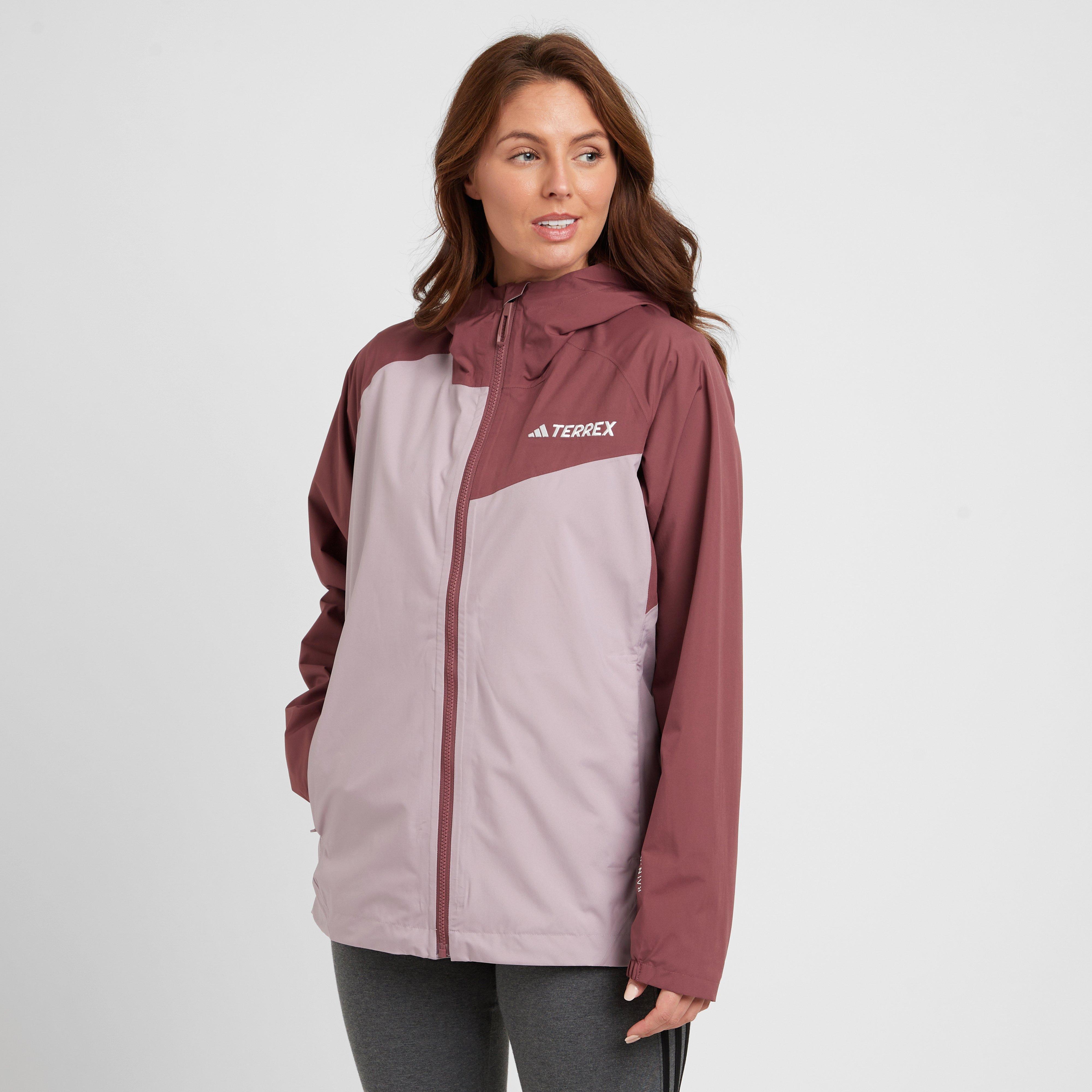 adidas Women's Multi 2L RAIN.RDY Jacket, Pink