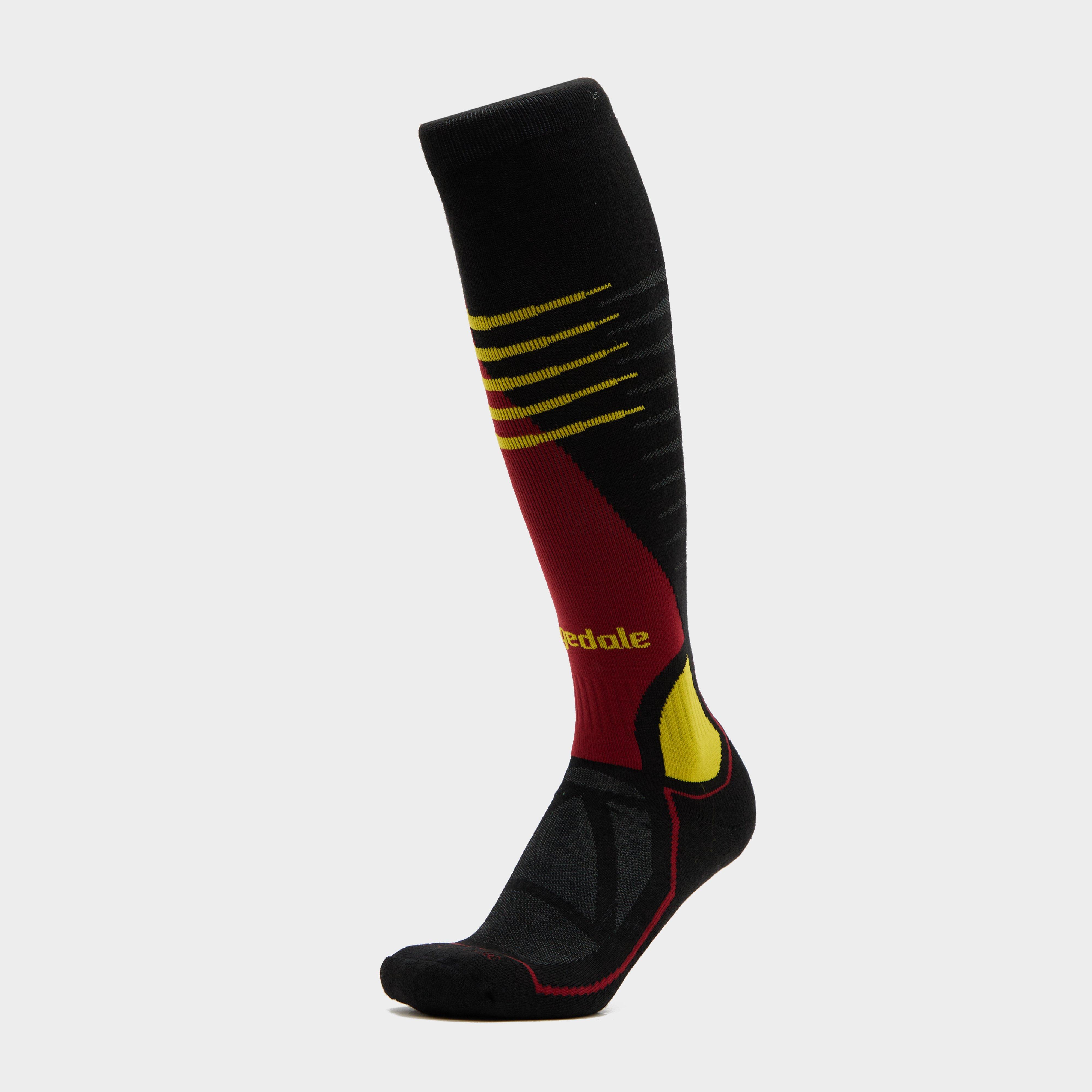 Bridgedale Men's Midweight Merino Ski Socks, Black