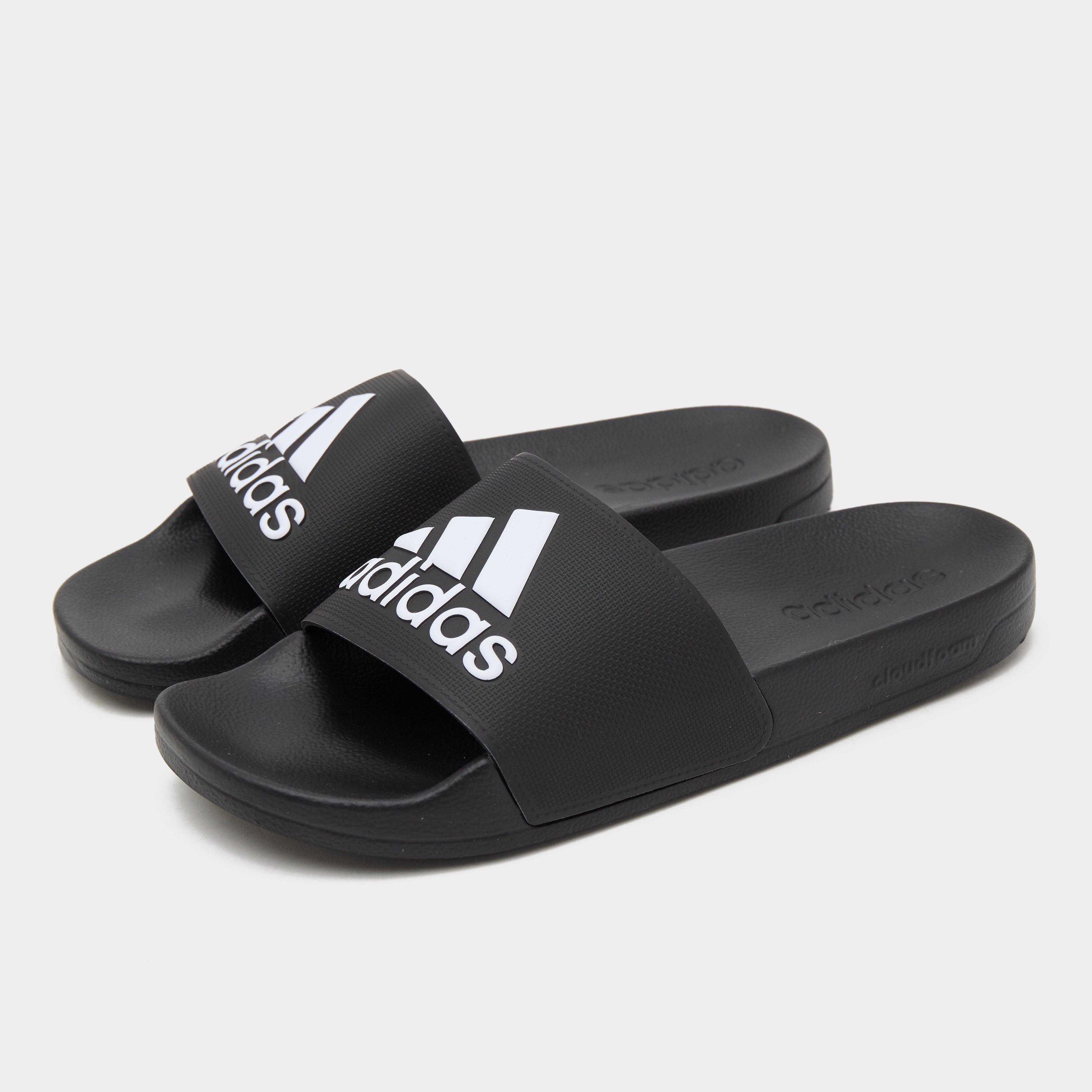 adidas Adilette Shower Slides, Black