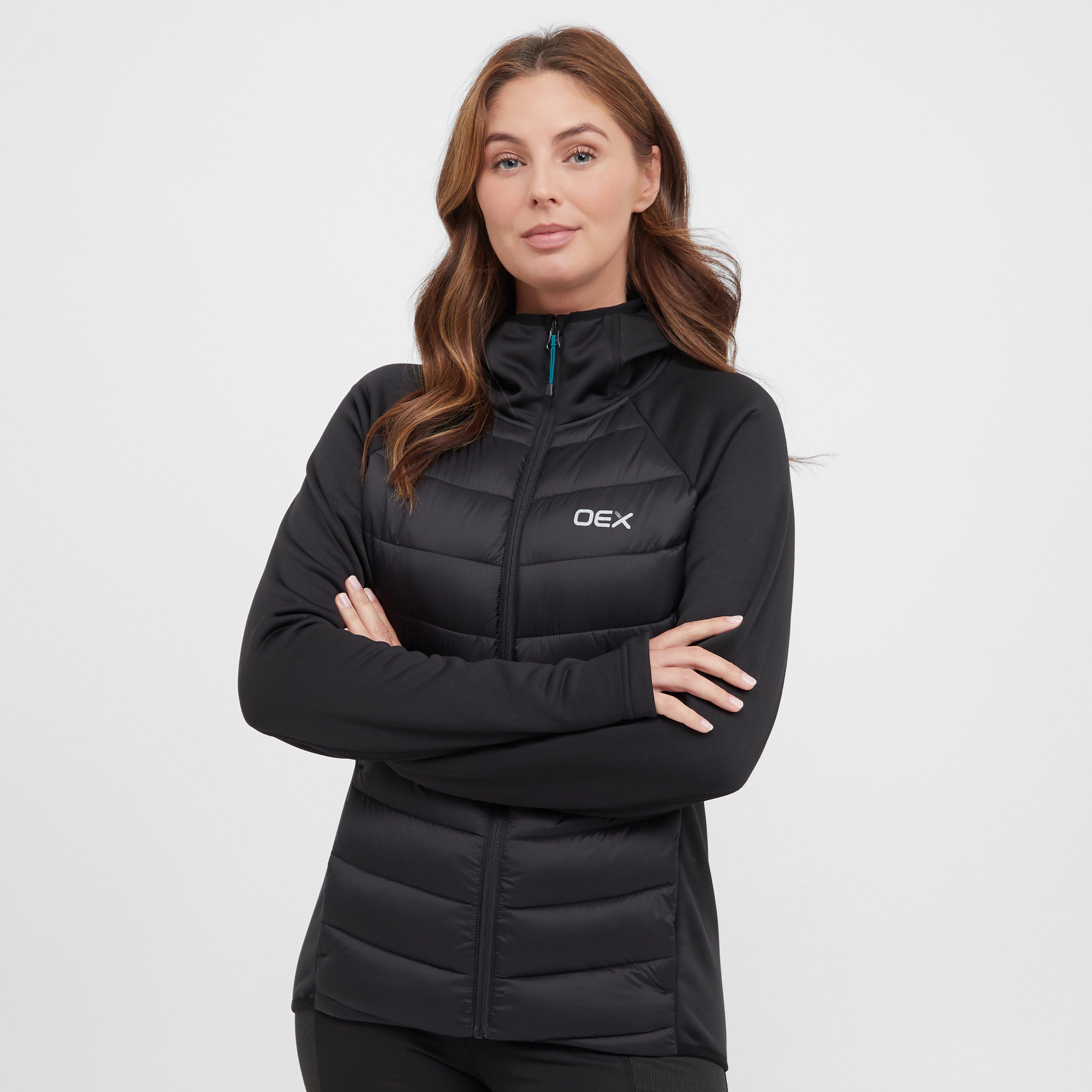 OEX Women's Barra Hybrid Jacket, Black