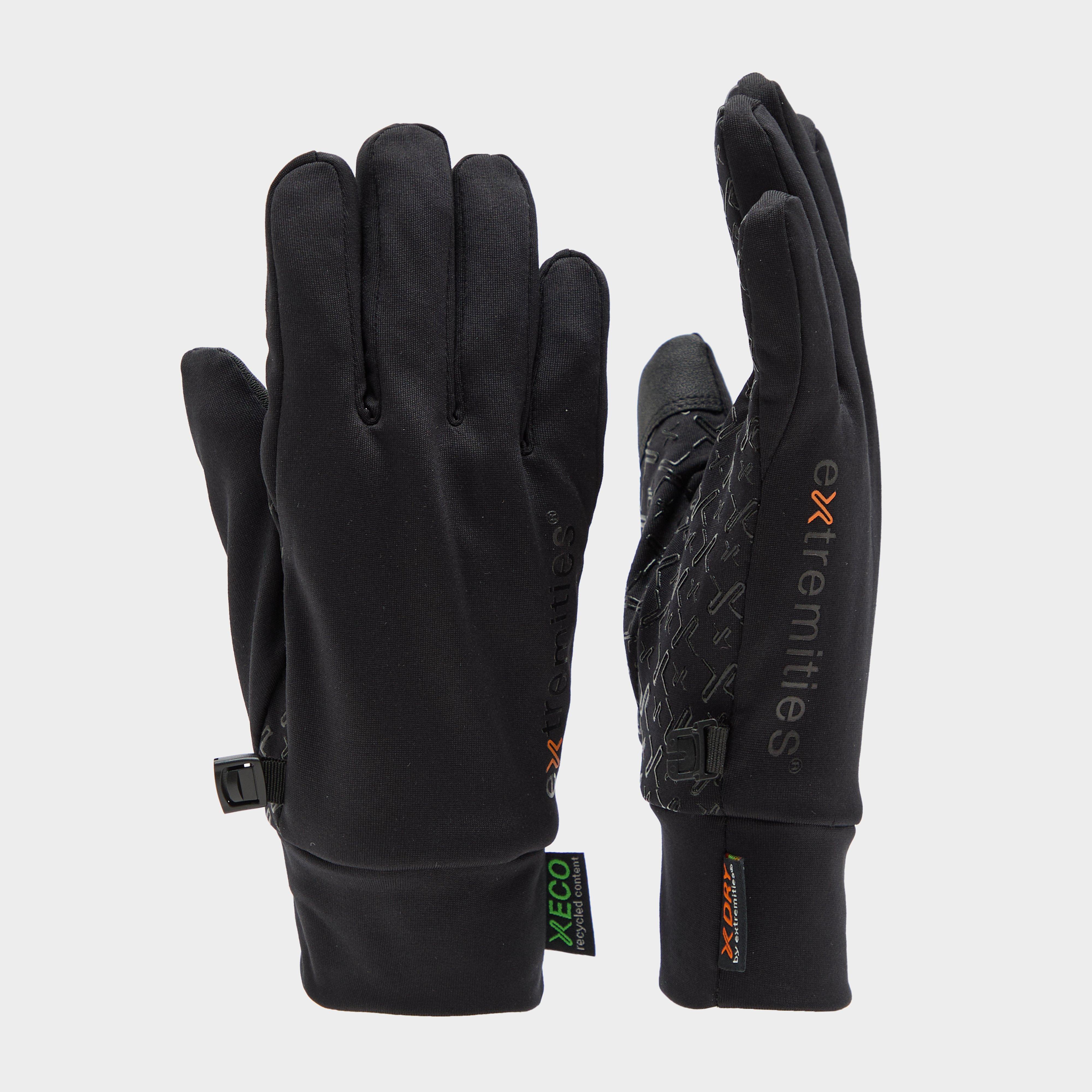 Extremities Women's Insulated Waterproof Power Liner Gloves, Black