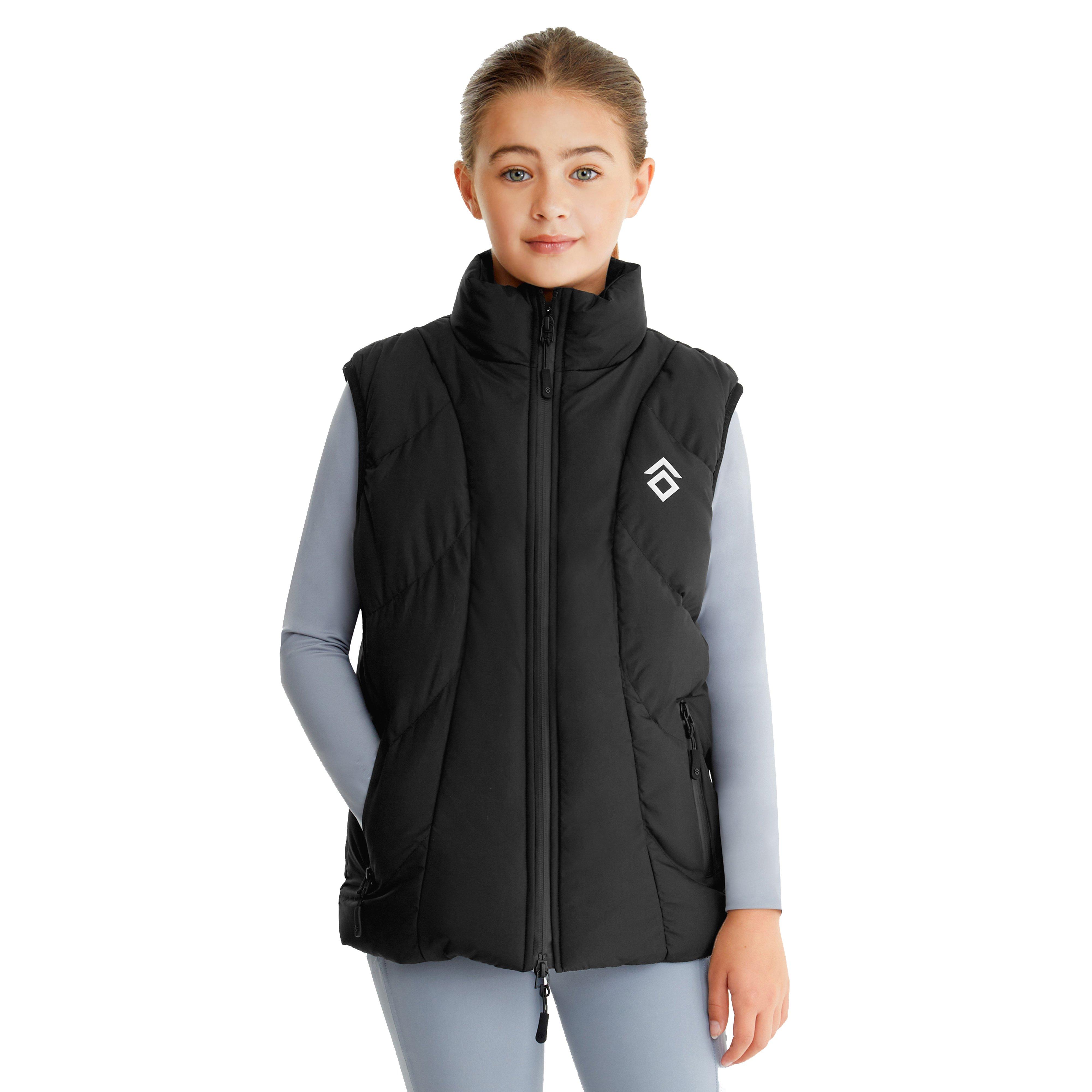 Young Rider Puffer Gilet Black