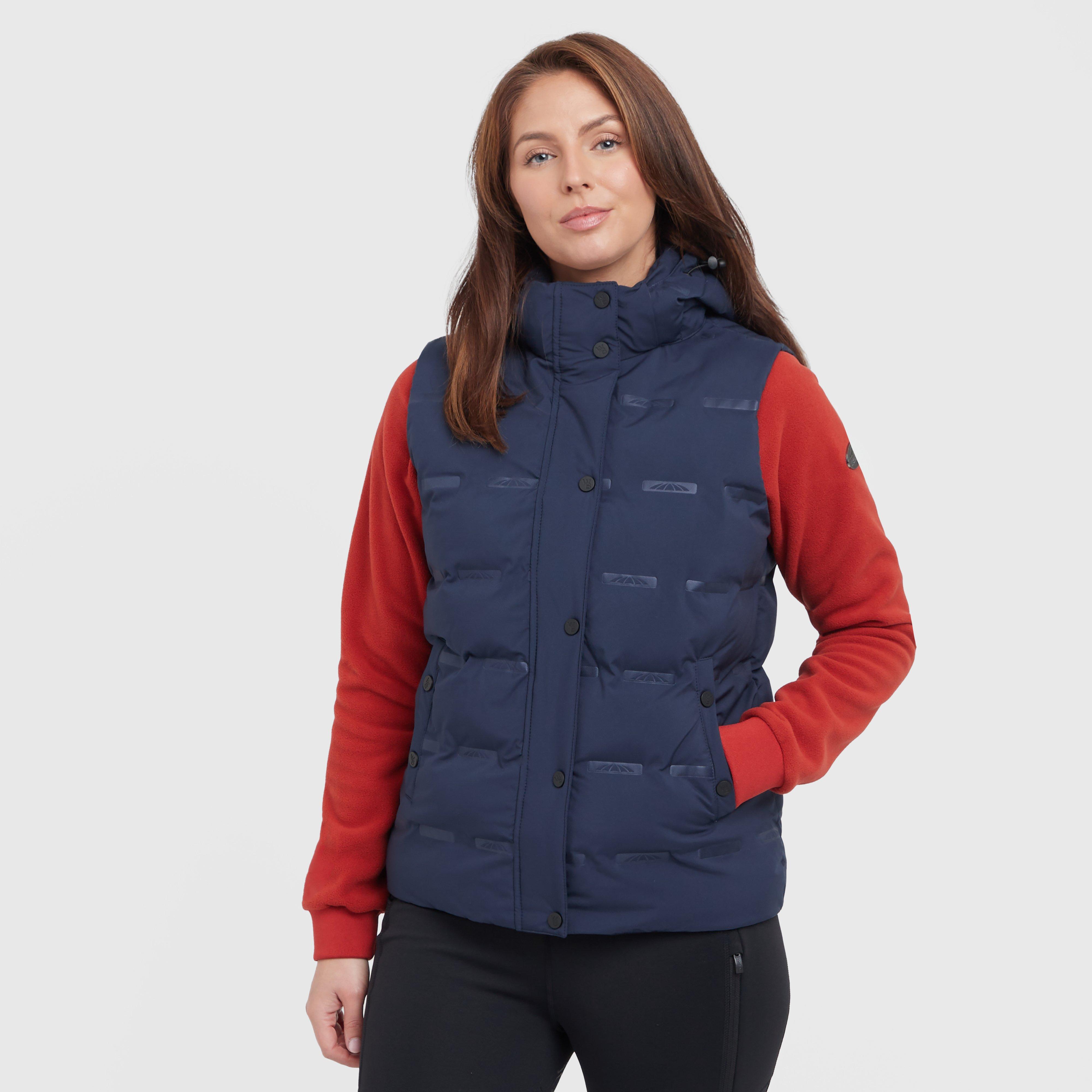 WeatherBeeta Women's Hapur Heat Seal Quilted Vest, Navy
