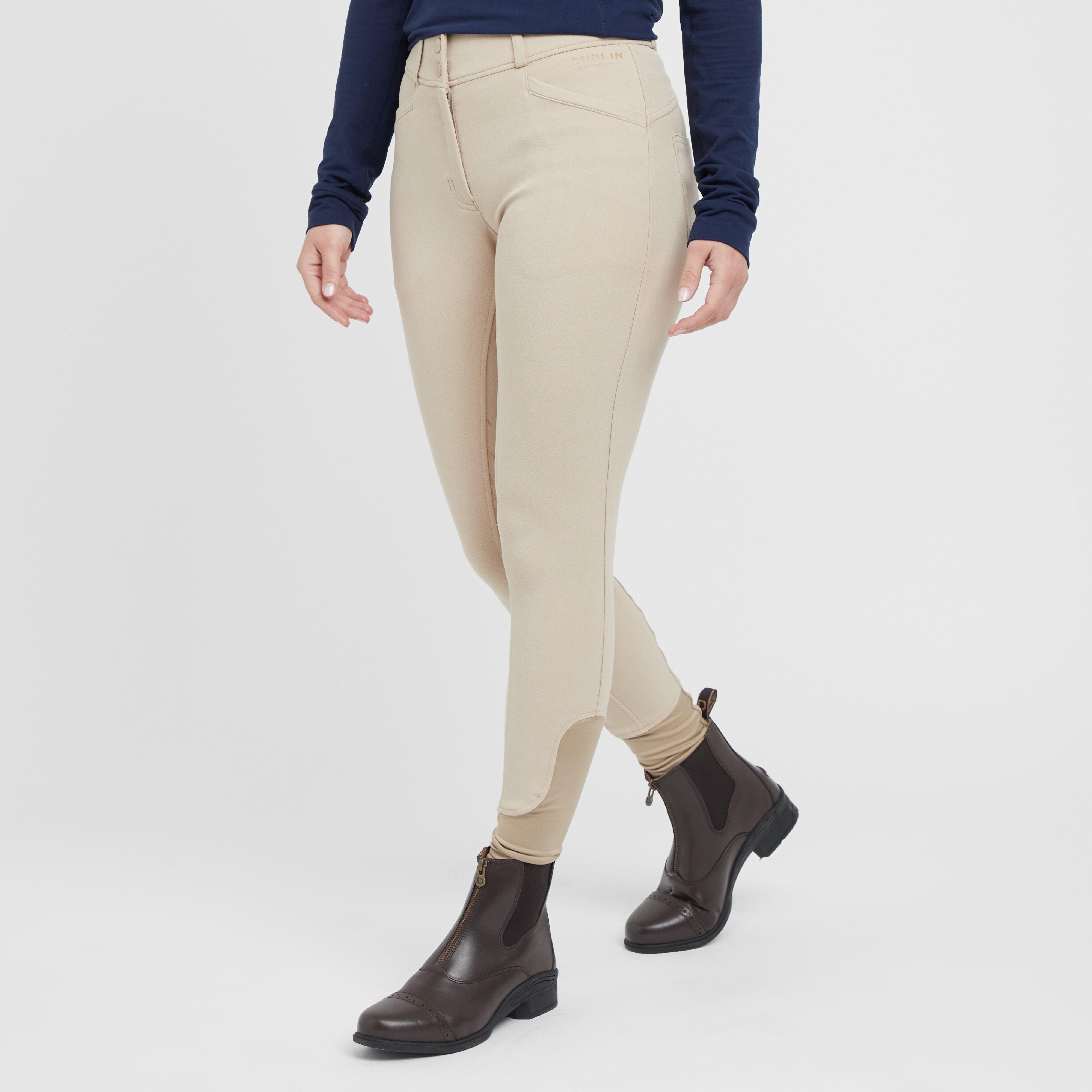 Dublin Women's Dublin Cammy Comfort Twill Breeches, Beige