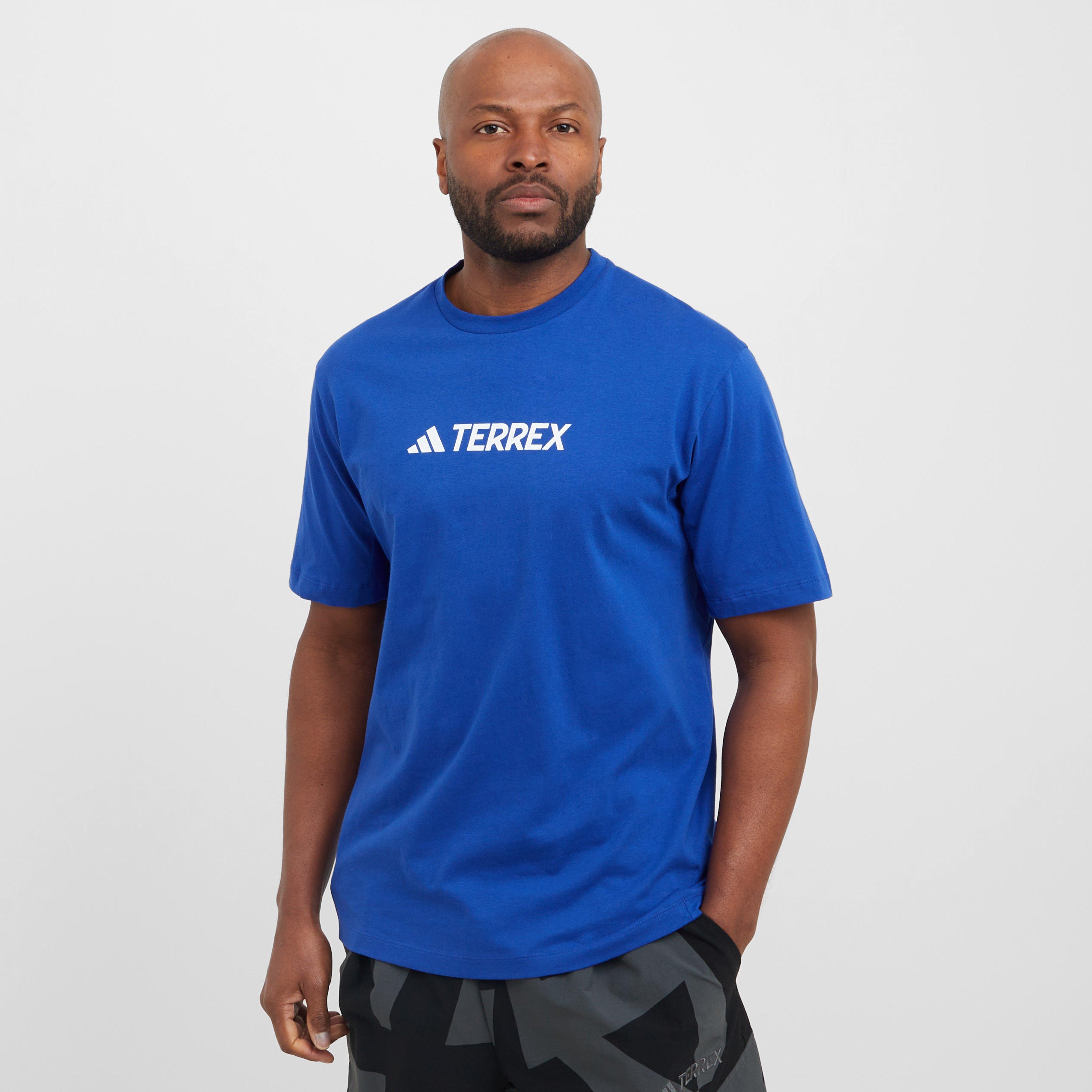 adidas Terrex Men's Classic Logo T-Shirt, Blue