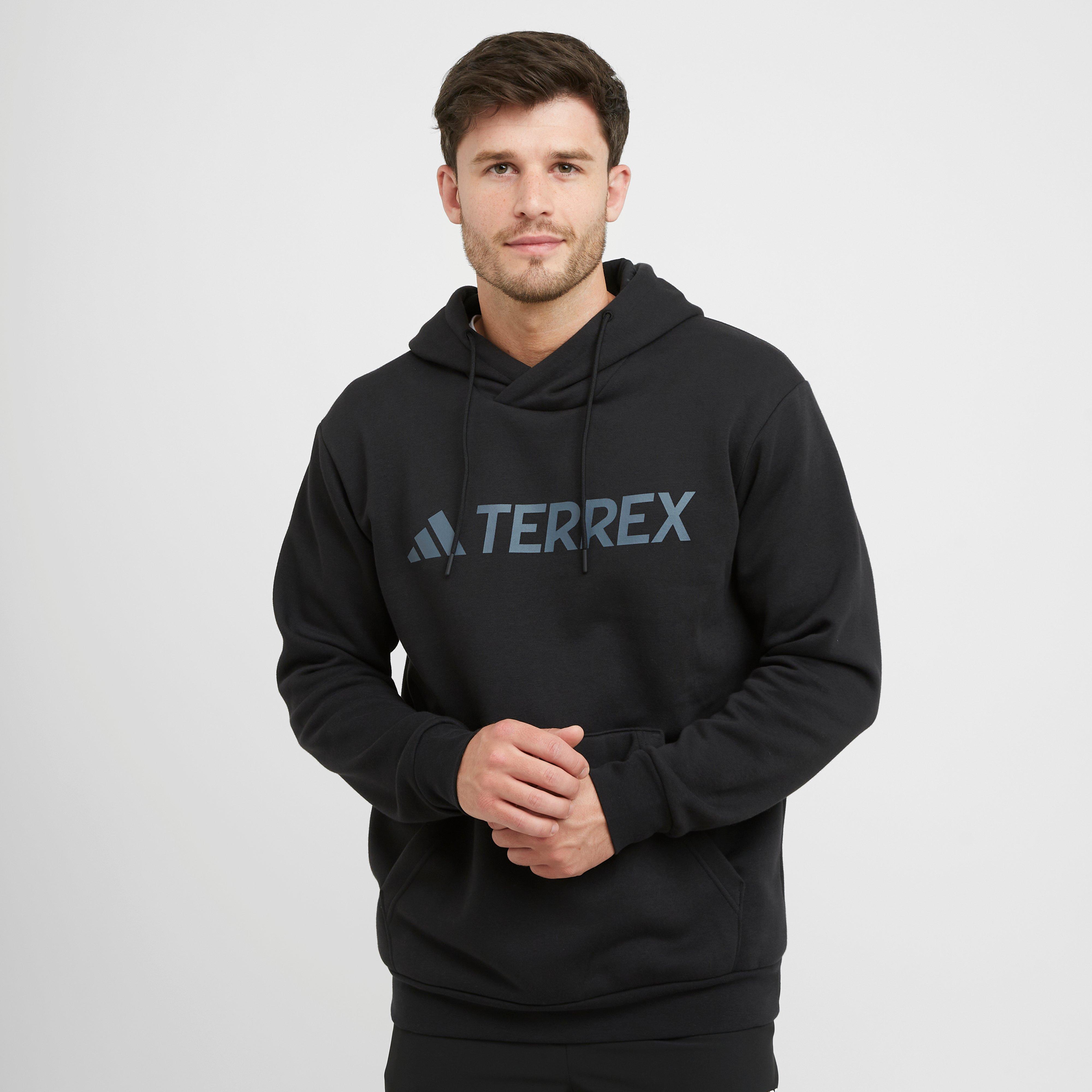 adidas Terrex Men's Multi Large Logo Hoodie, Black