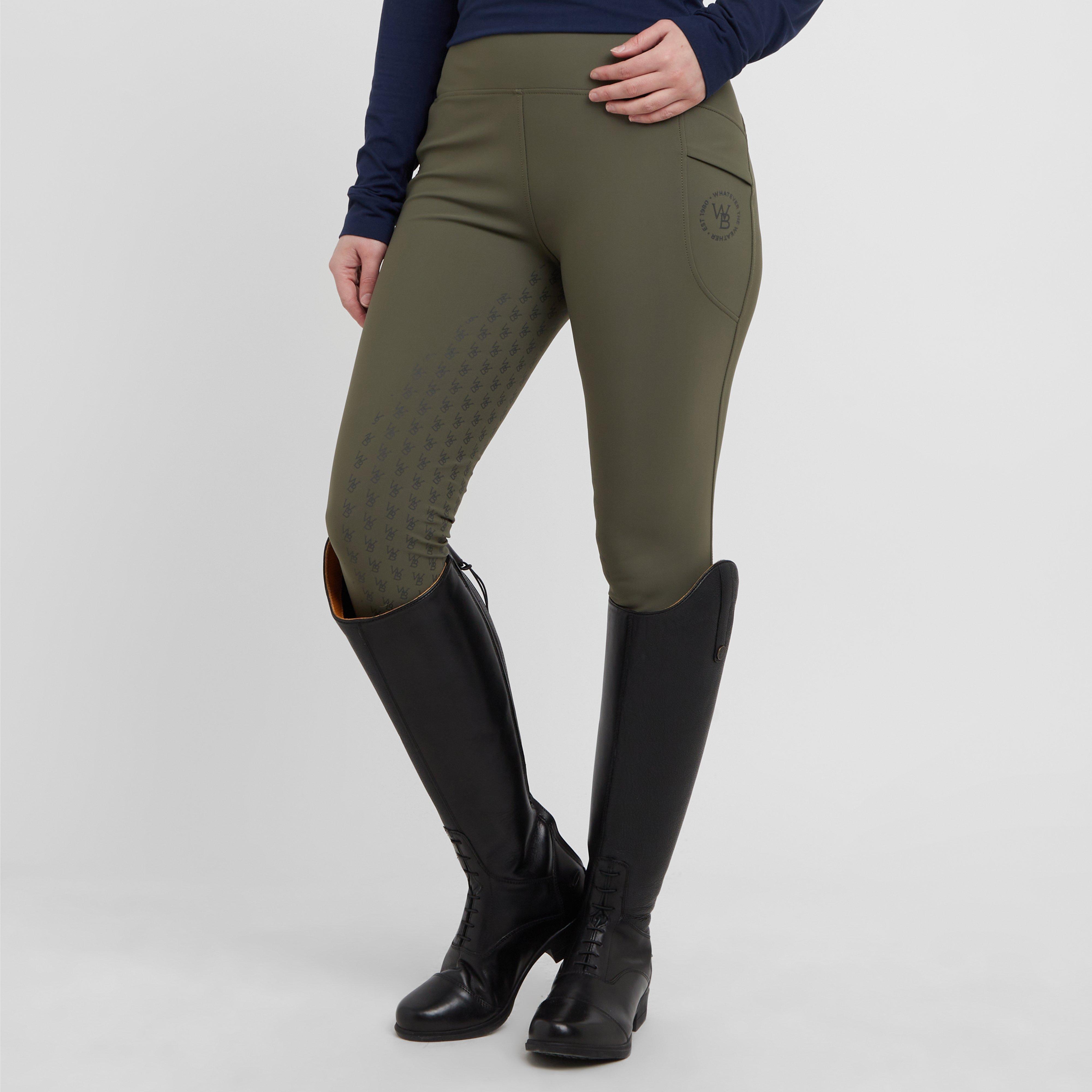 WeatherBeeta Women's Thermal Riding Tights, Green
