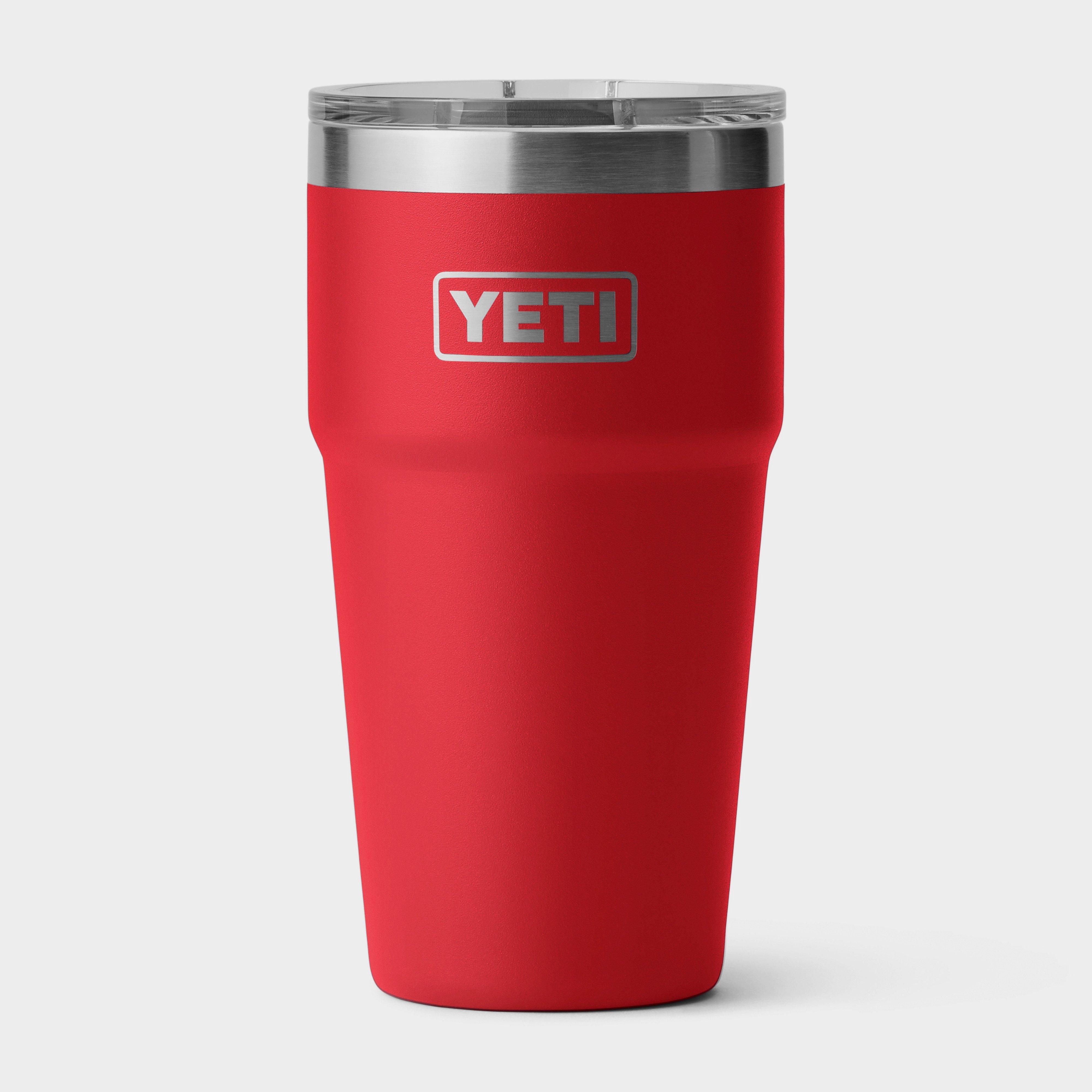 YETI Rambler 20oz (591ml) Stackable Cup - Rescue Red, Red
