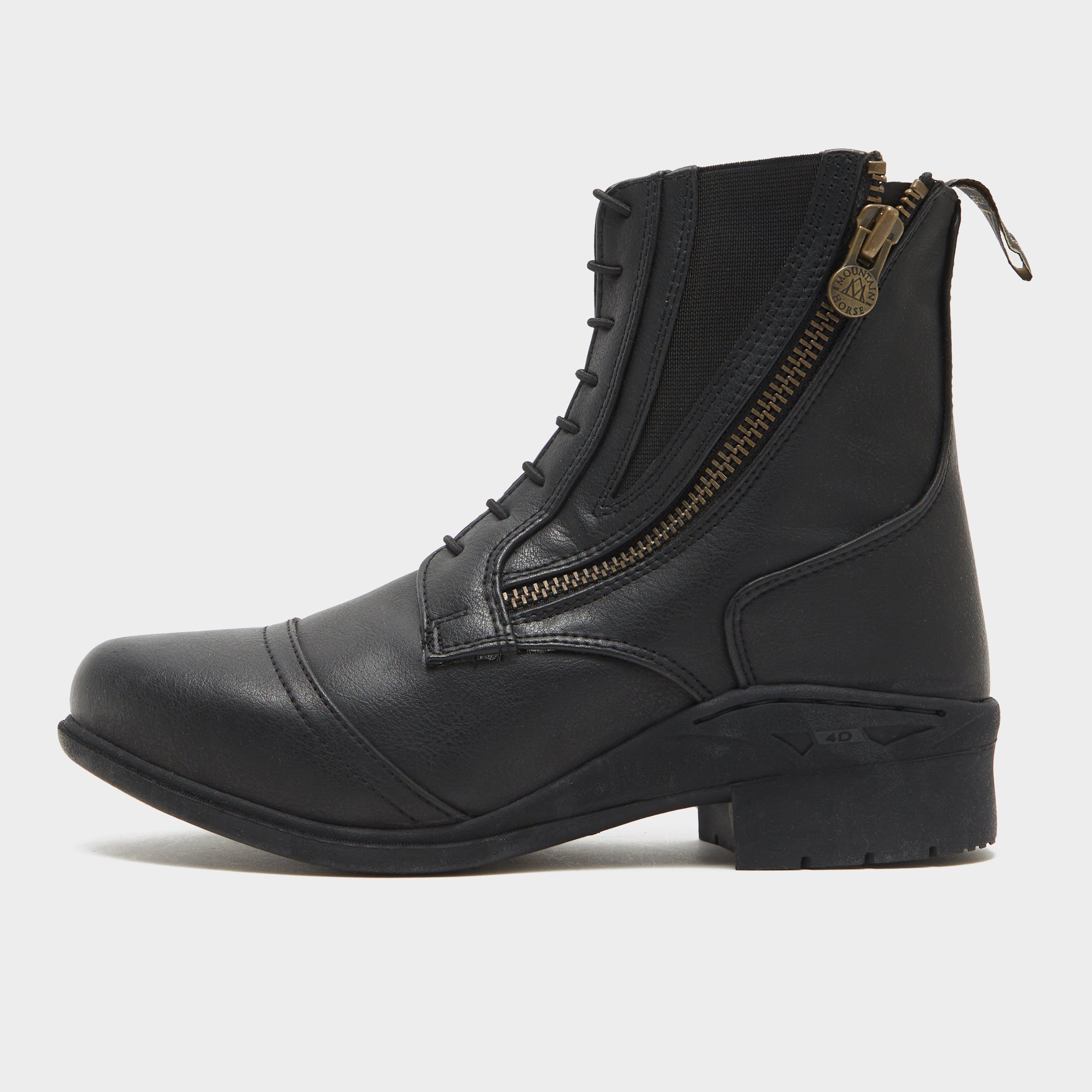 Mountain Horse Women's Vegeza Side Zip Paddock Boots, Black