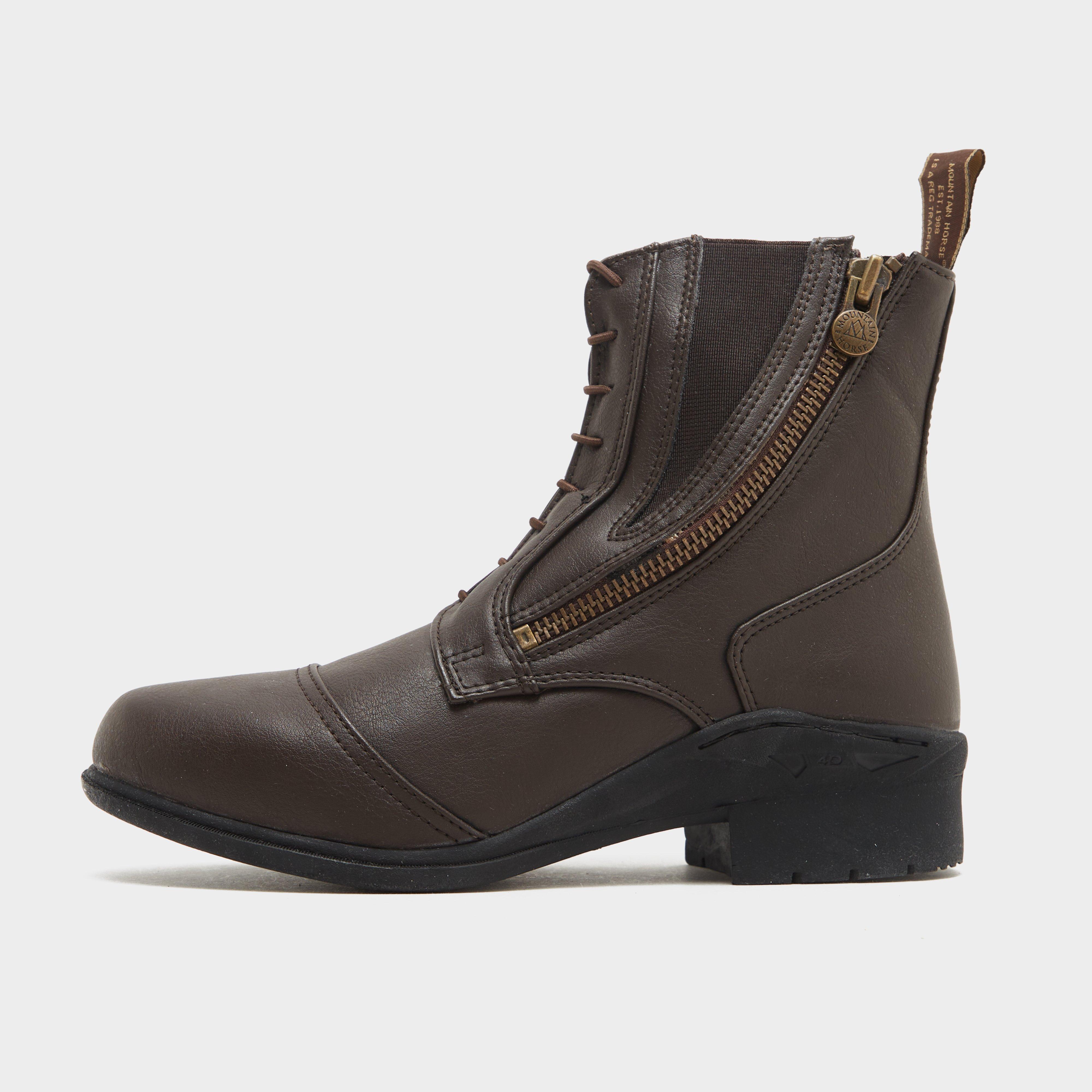 Mountain Horse Women's Veganza Side Zip Paddock Boots, Brown