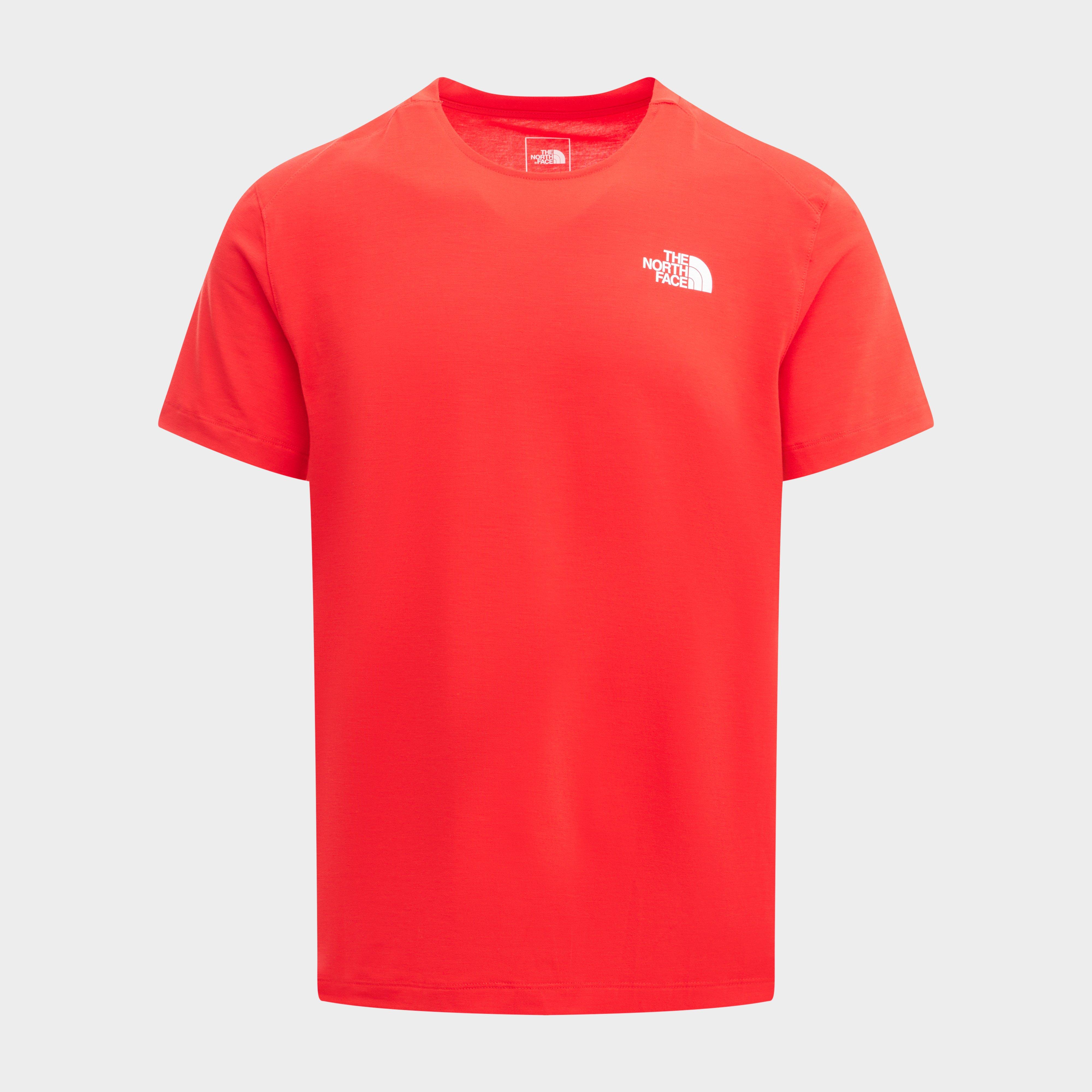 The North Face Men's Lightning Alpine Short Sleeve T-Shirt, Red