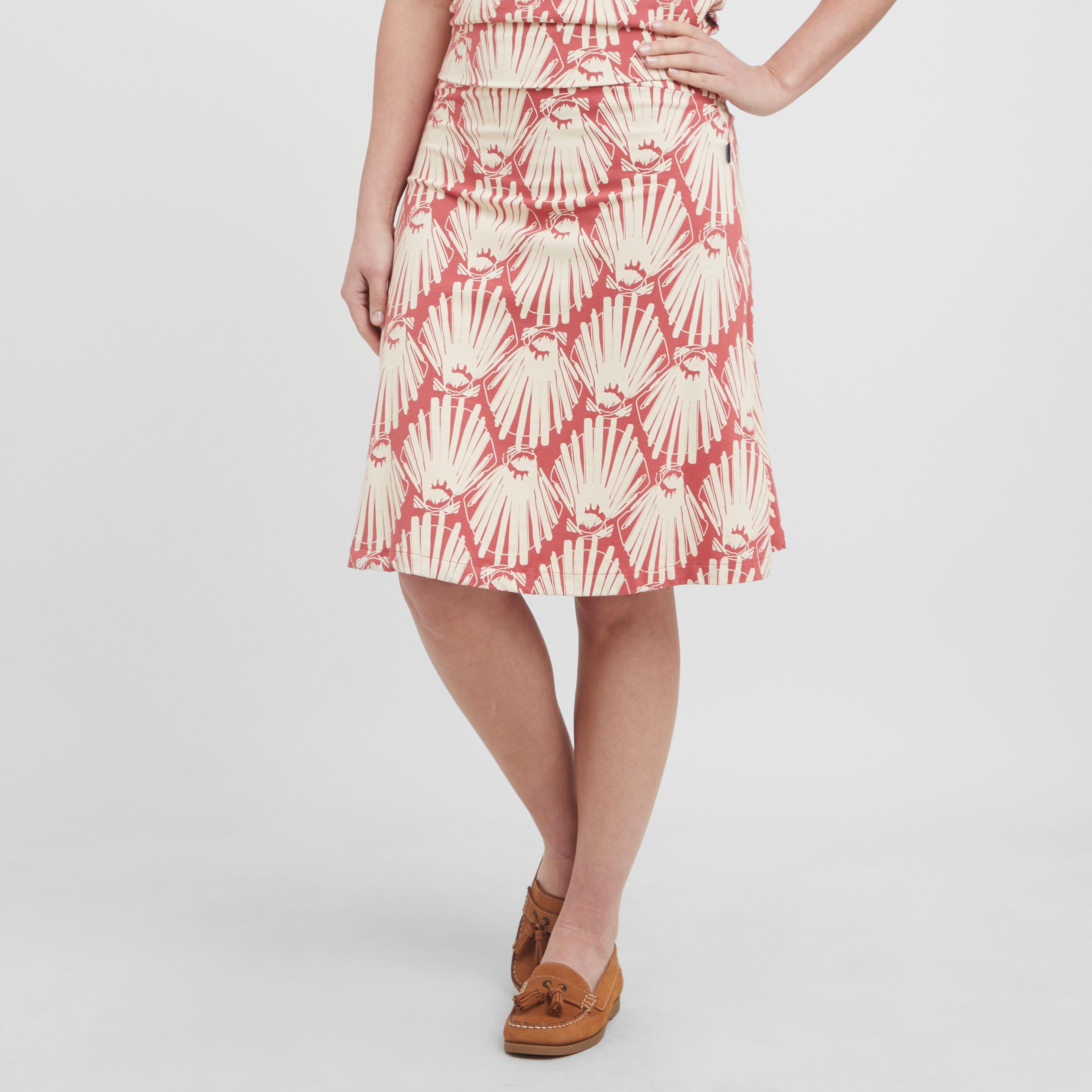 Weird Fish Women's Malmo Skirt, Red