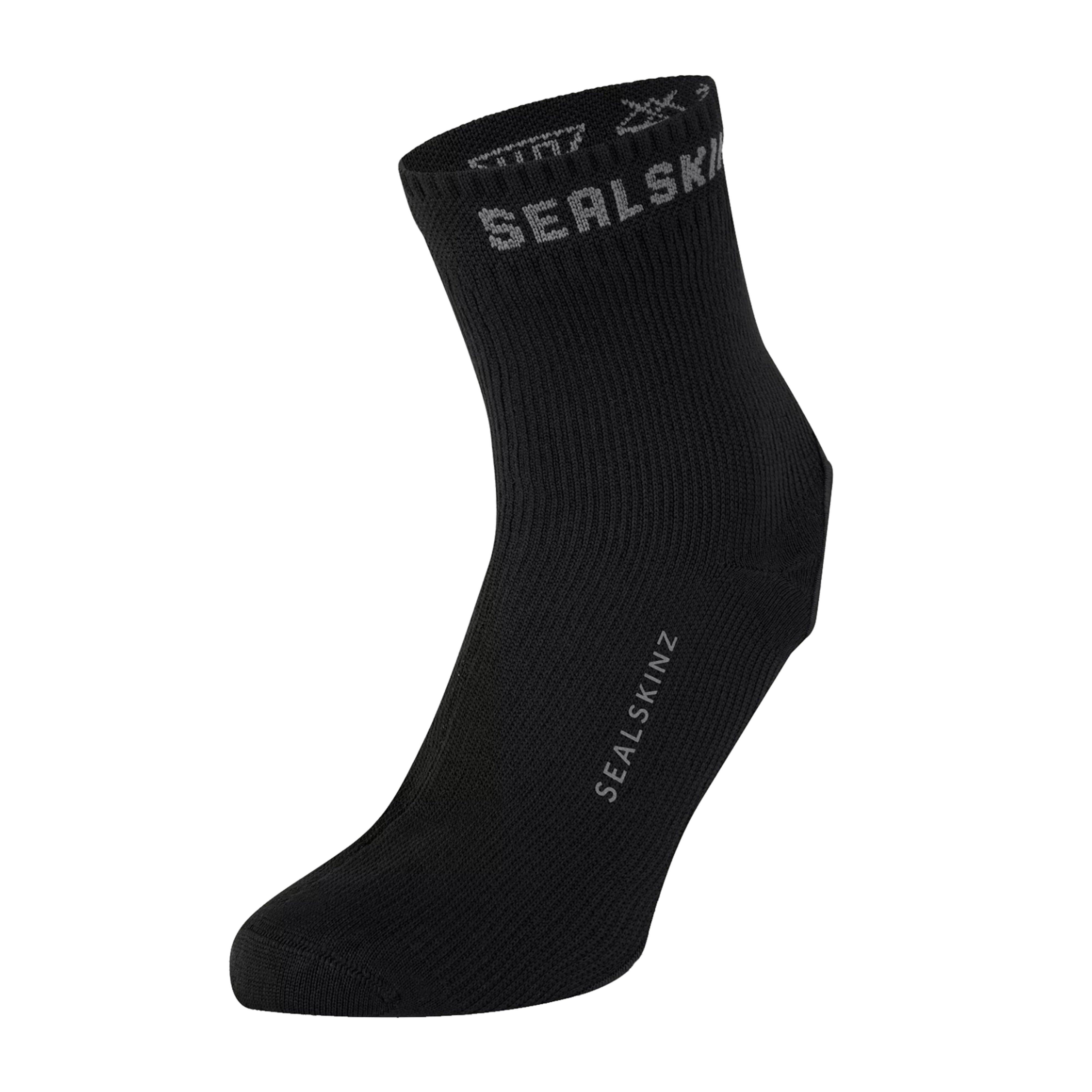 Sealskinz Men's Thetford Waterproof Oversock, Black