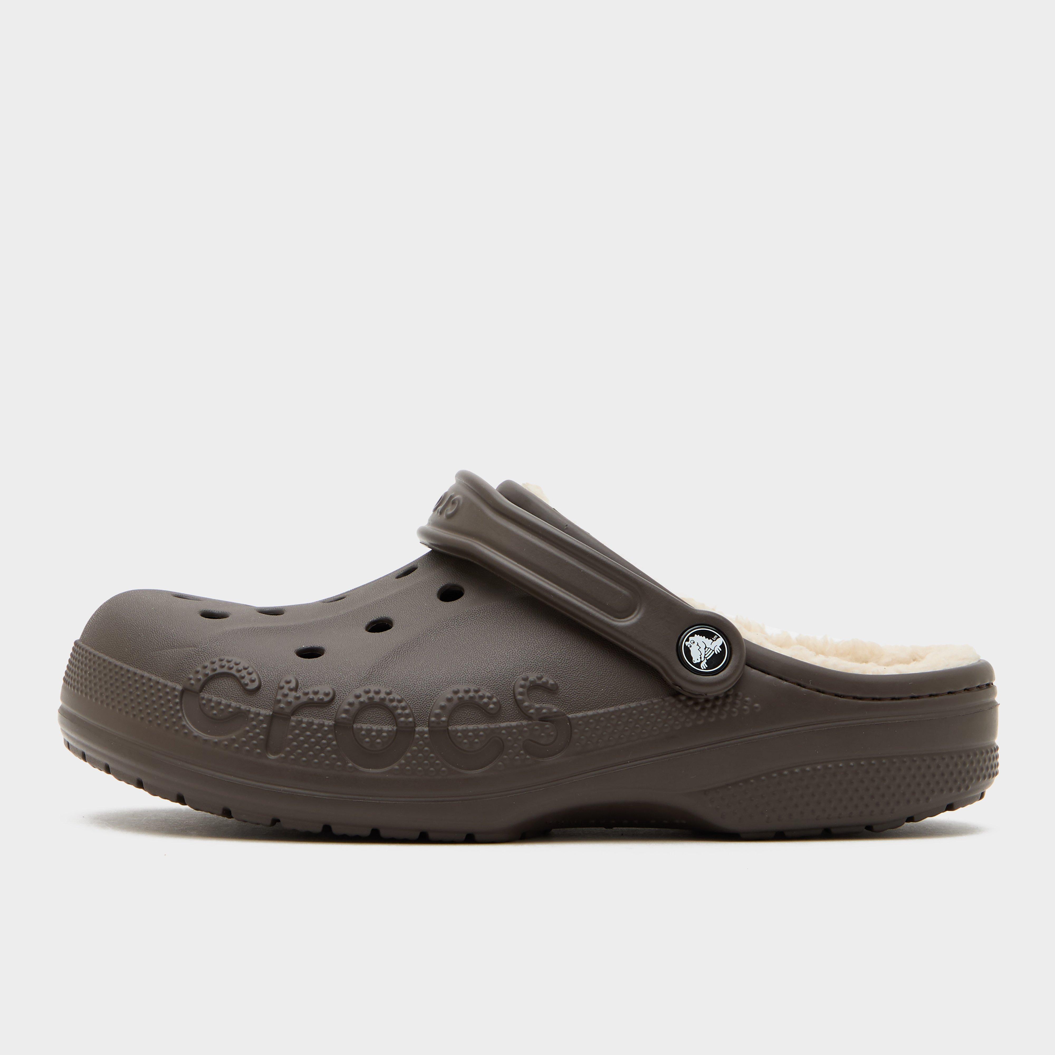 Crocs Unisex Baya Lined Clog, Brown