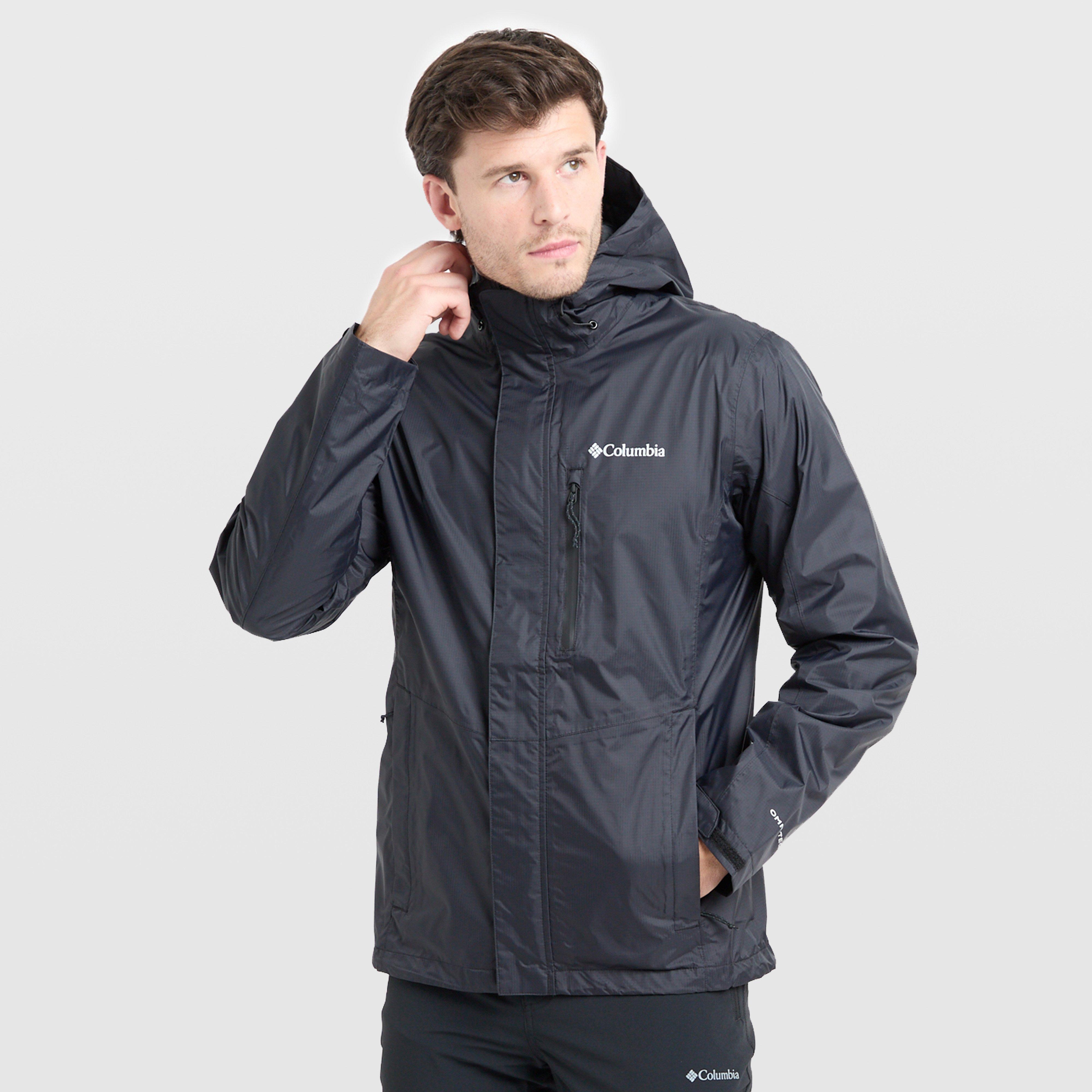 Columbia Men's Pouring Adventure III Waterproof Hiking Jacket, Black