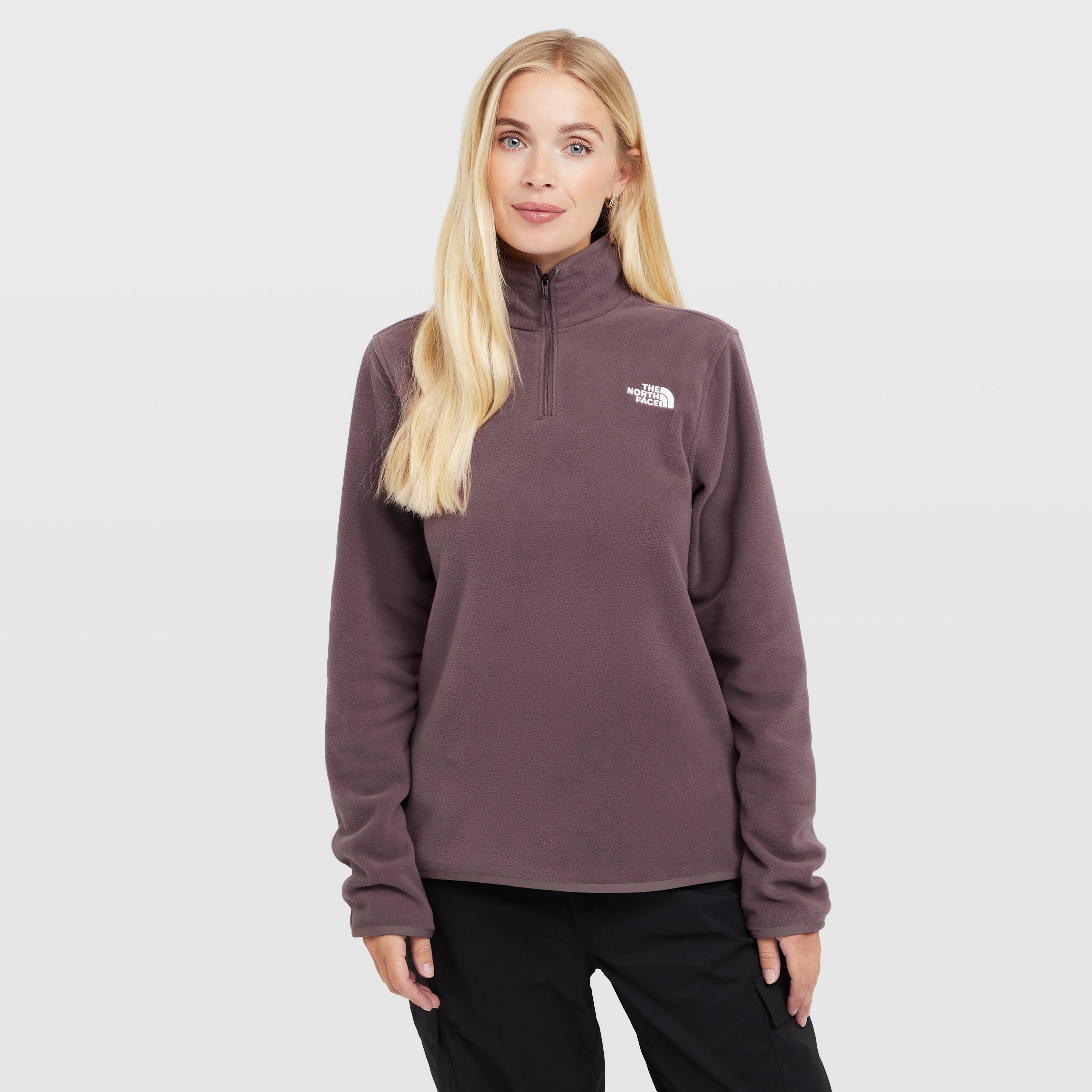 The North Face Women's Glacier 1/4 Zip Fleece, Purple