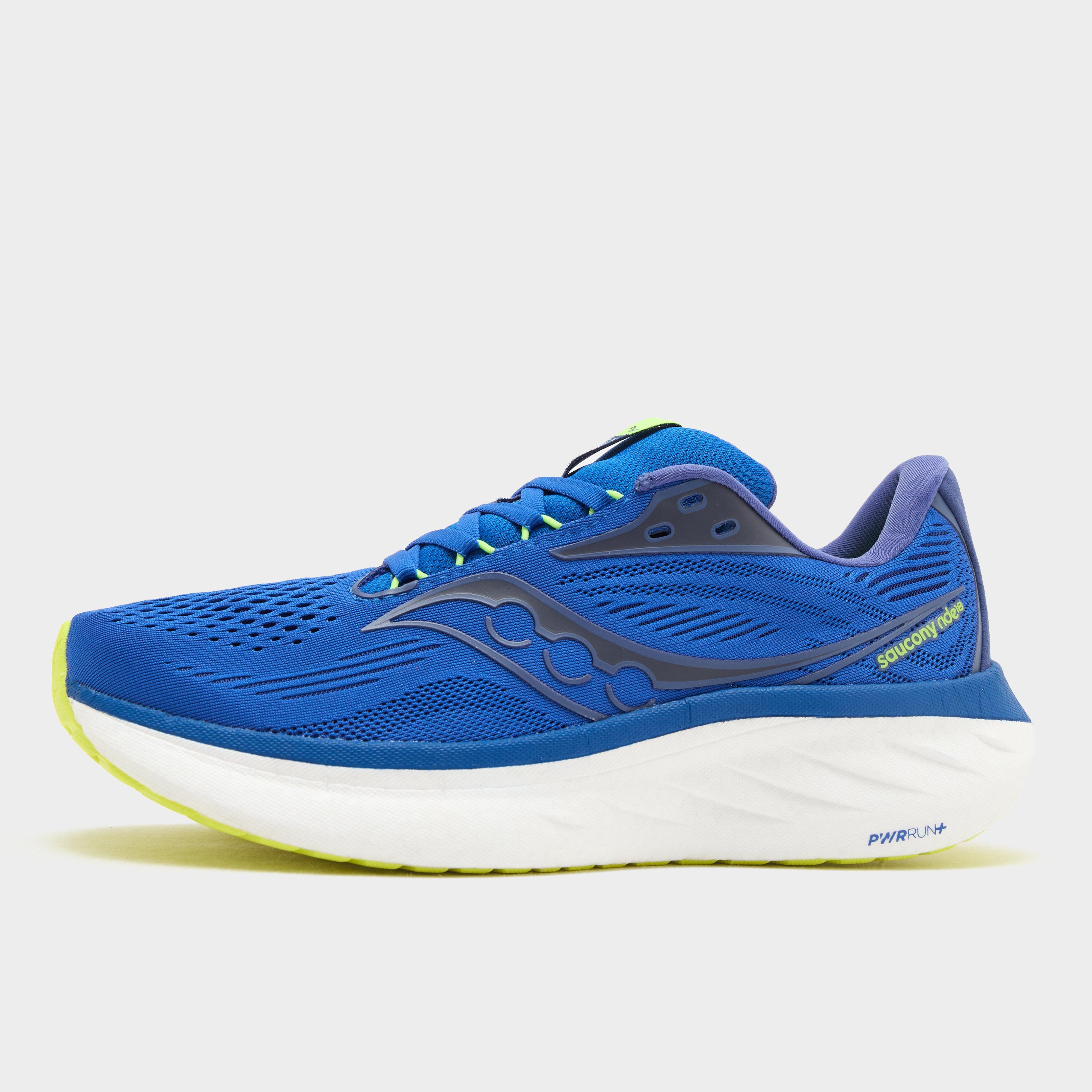 Saucony Men's Ride 18 Running Shoe, Blue