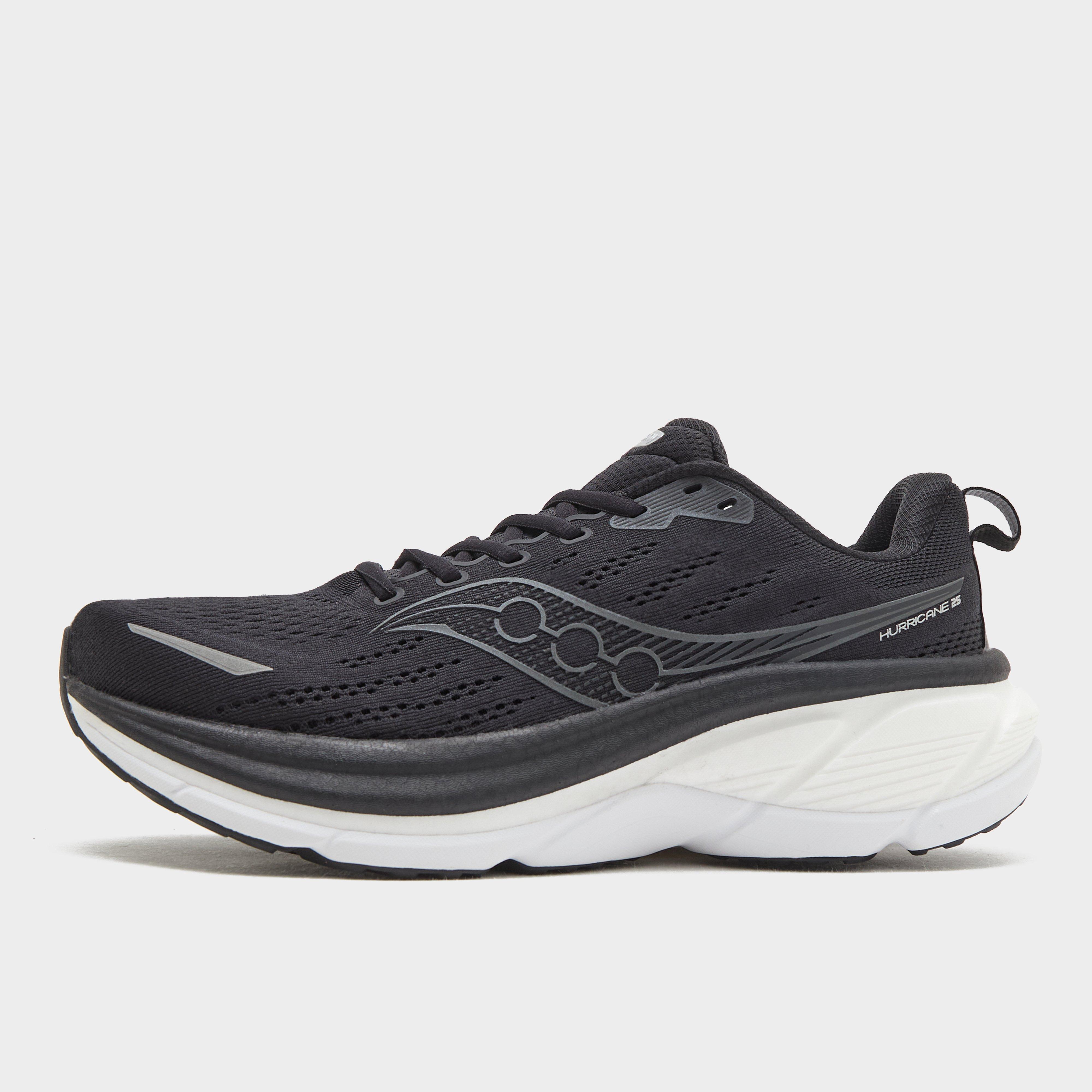 Saucony Men's Hurricane 25 Running Shoes, Black