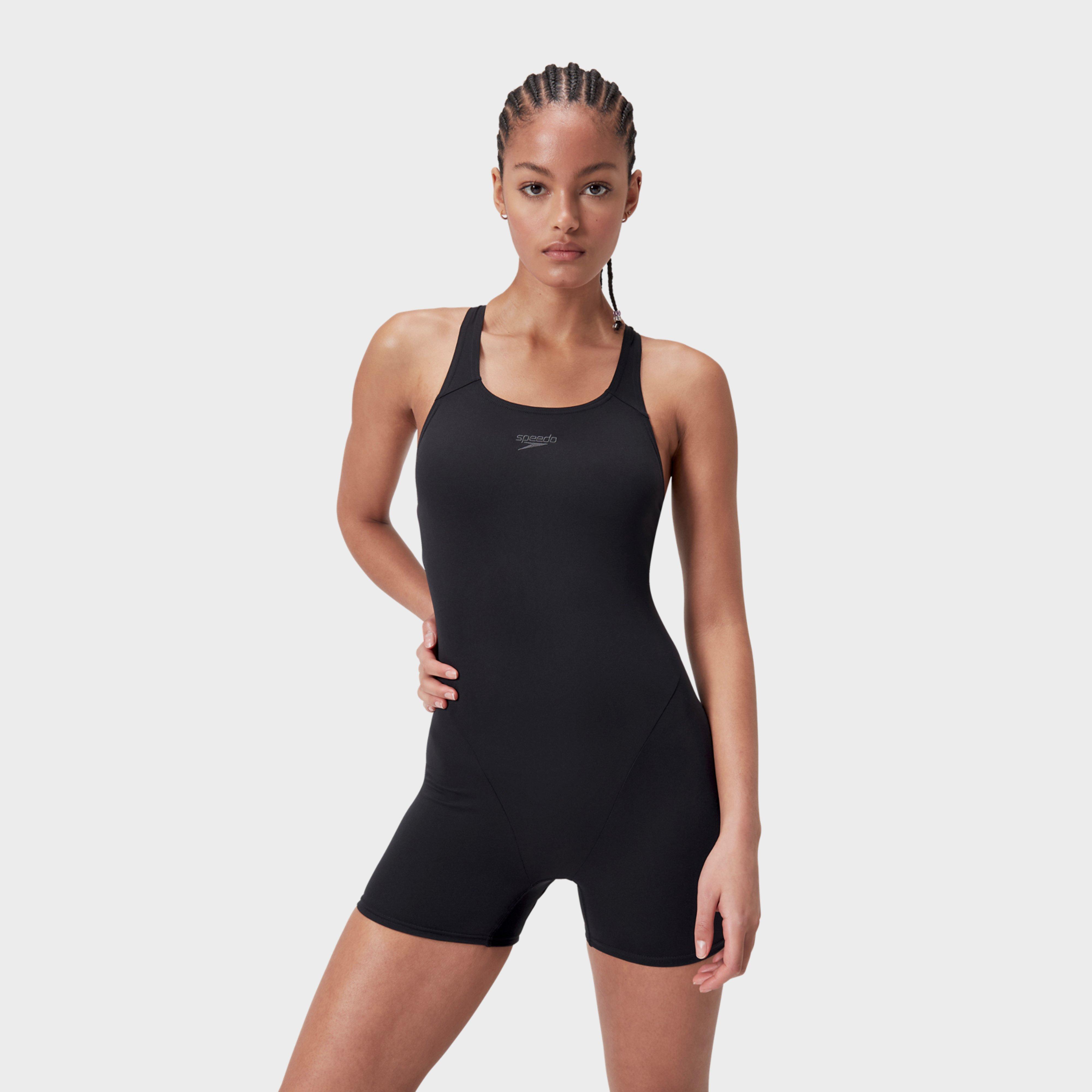 Speedo Womens Endurance+ Legsuit, Black