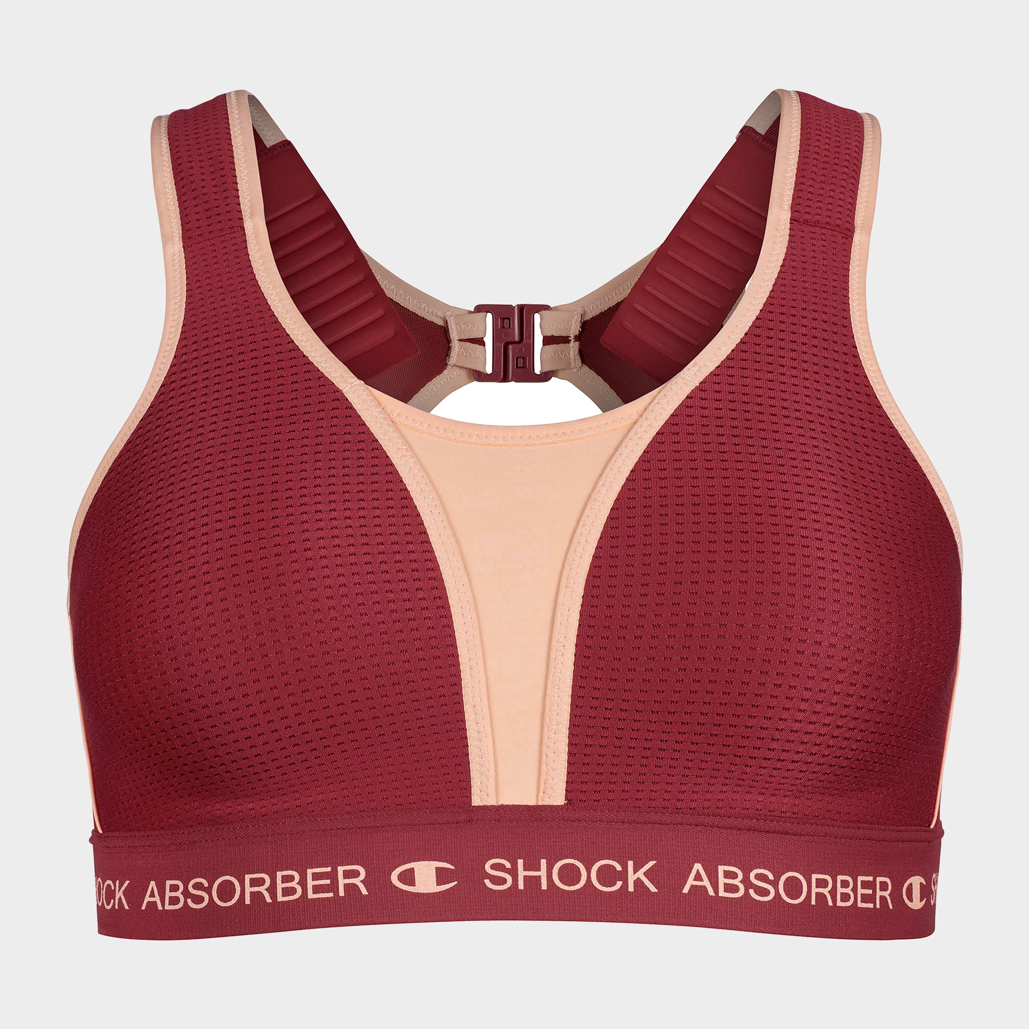 Shock Absorber Women's Padded Run Bra, Red