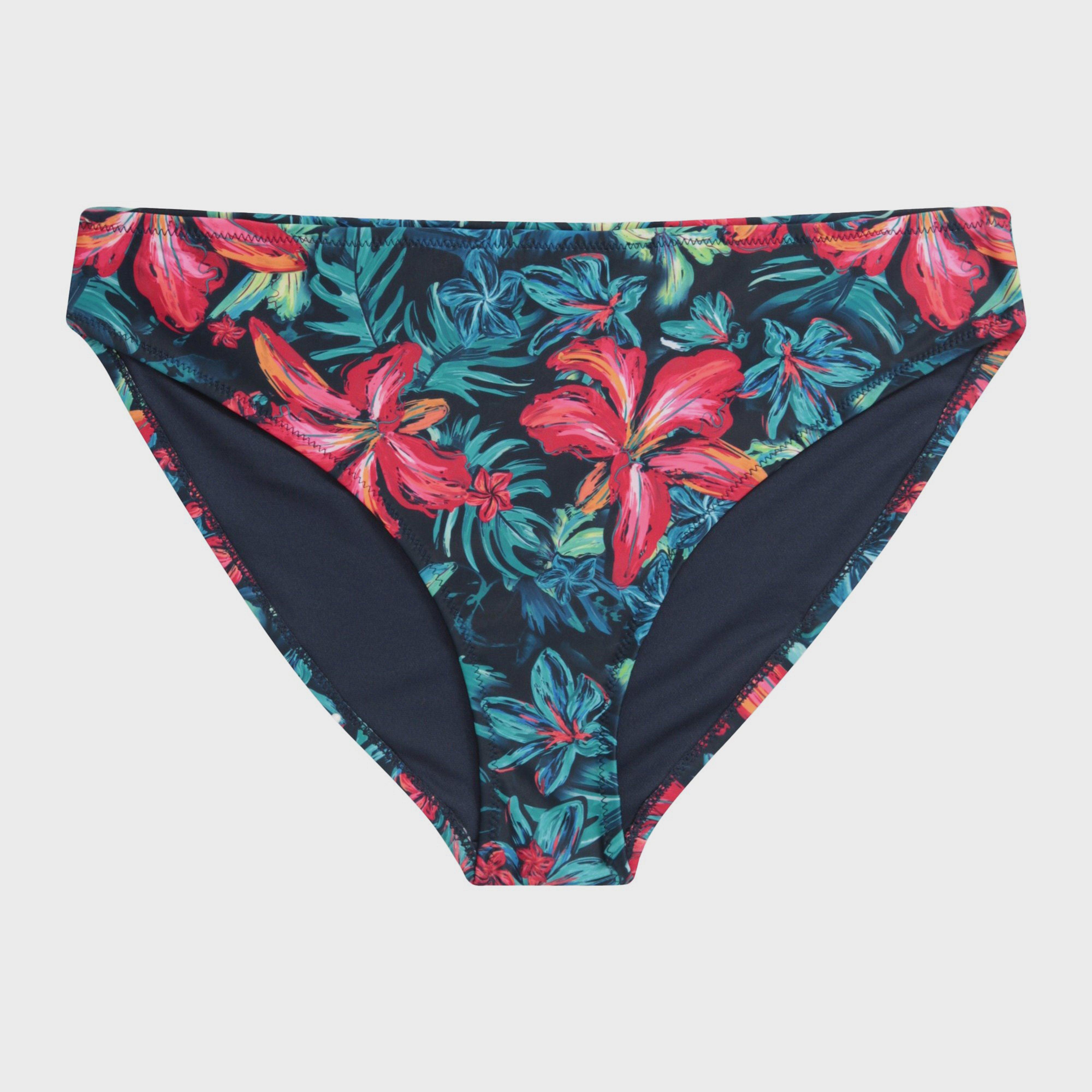 Animal Women's Docks Floral Bikini Bottoms, Red