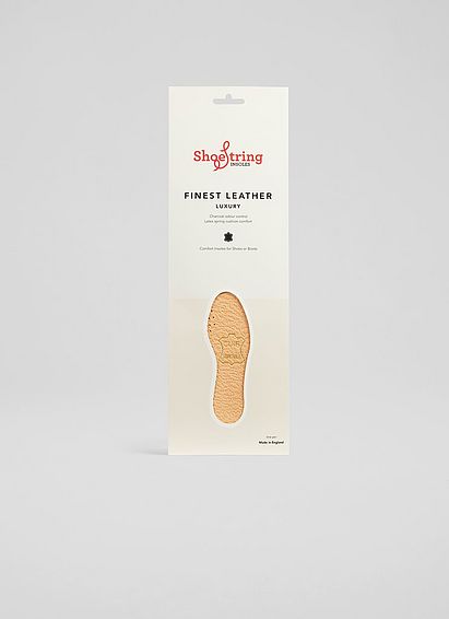 Full Size Leather Insoles Natural, Natural
