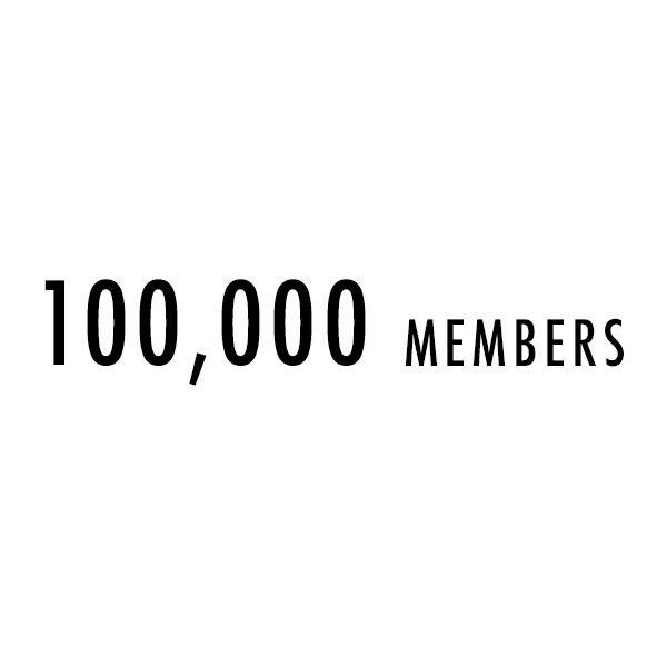 100,000 Members and Growing