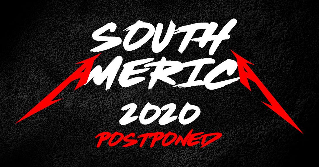 South American Tour Dates Postponed