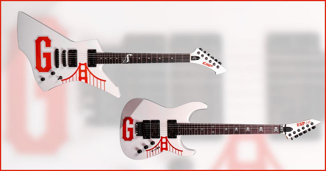 Win a James Hetfield or Kirk Hammett Custom San Francisco Giants ESP Signature Series Guitar