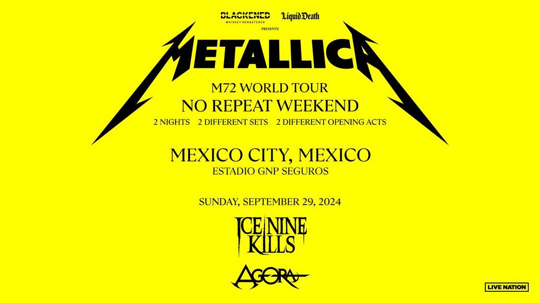 Agora To Replace Five Finger Death Punch For Final M72 Show Of ’24