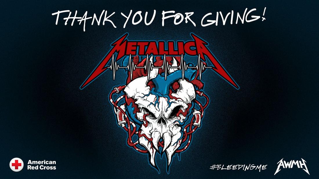 The Metallica Family Contributes More Than 25k Life-Saving Blood Donations Through The Red Cross