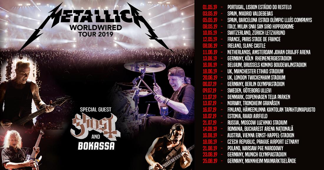 WorldWired 2019 European Tour Fan Club Presale Information