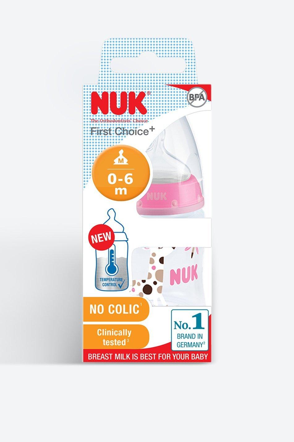 Nuk First Choice Temperature Control Bottle Months Ml