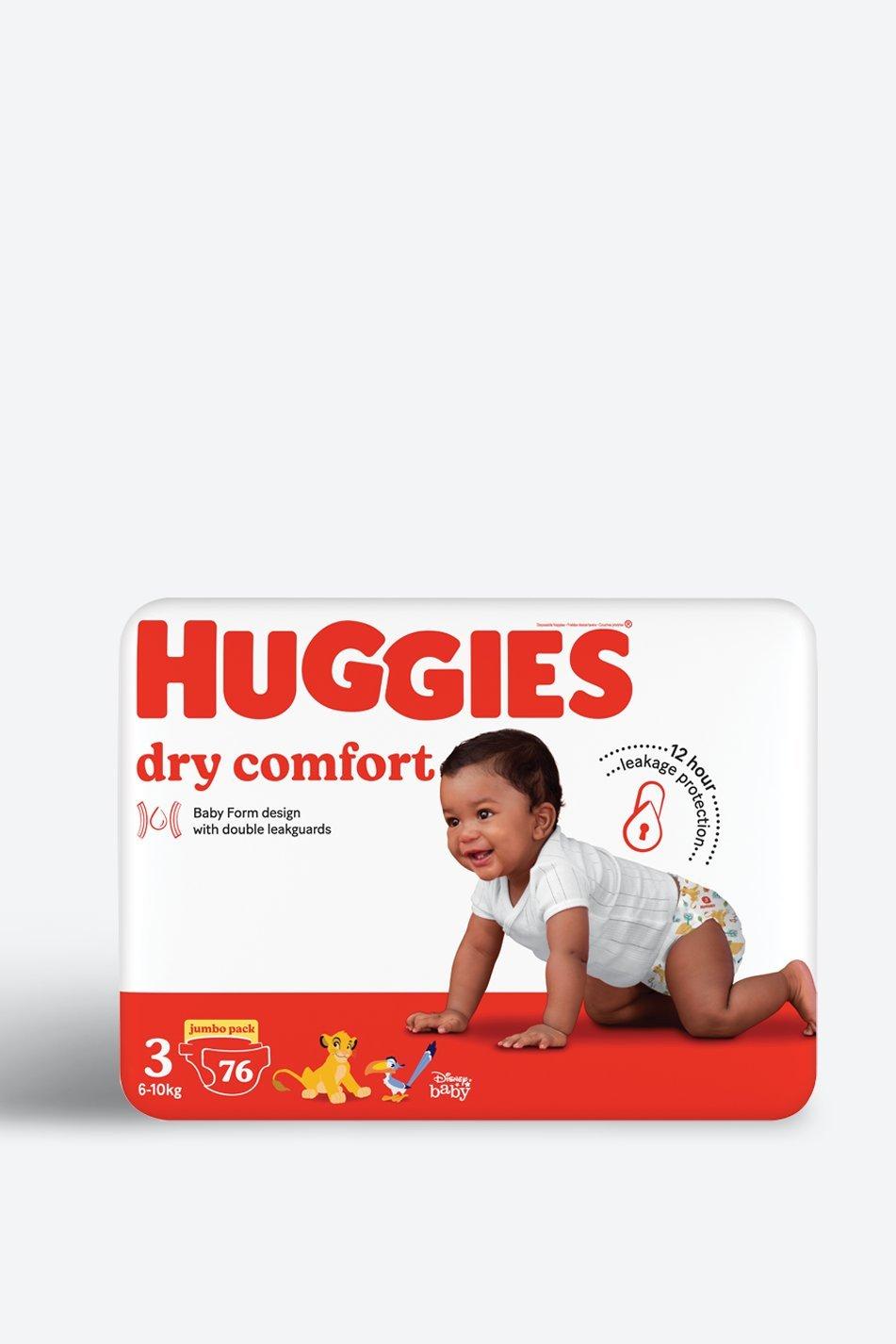 Huggies Dry Comfort Size Jumbo Pack