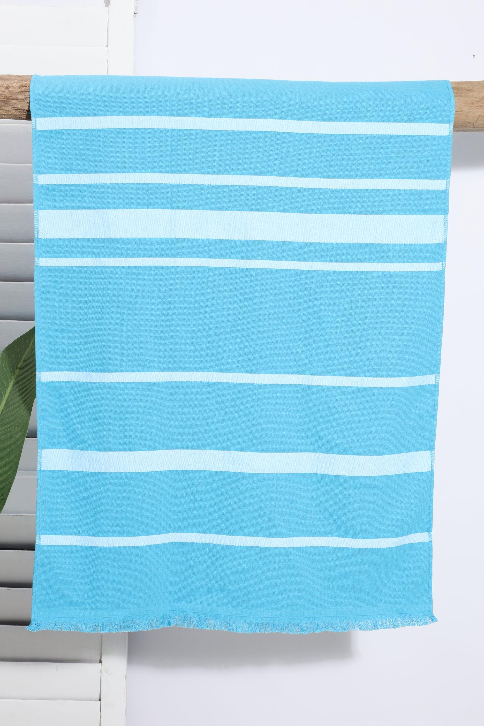 Cotton Hammam Stripe Beach Towel 85x160cm