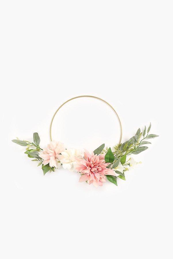 Dahlia Flower Wreath