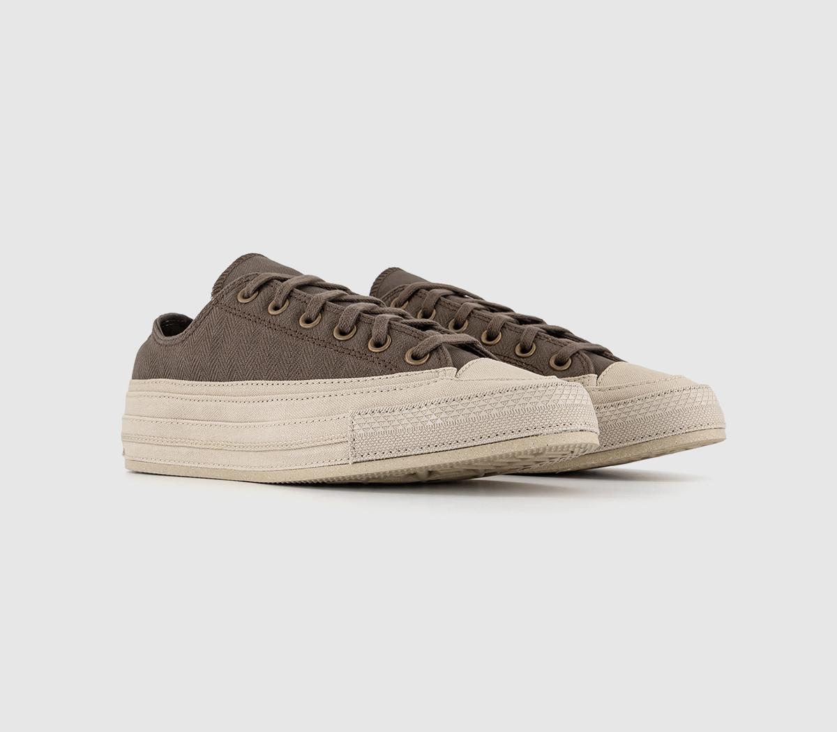 Converse All Star Ox 70s Trainers Brown Renew, 8