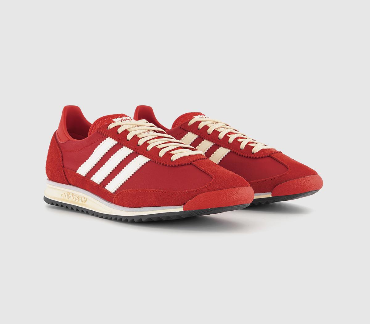 Adidas SL 72 Trainers Scarlet Red White Black, 7