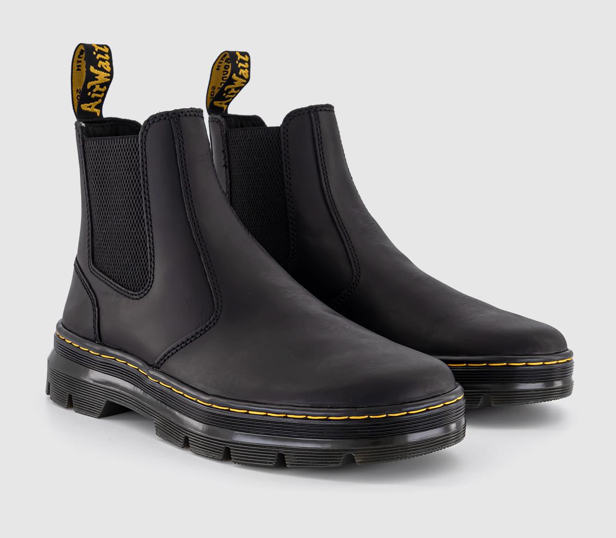 Dr. Martens Mens 2976 Tract Chelsea Boots Black, 12