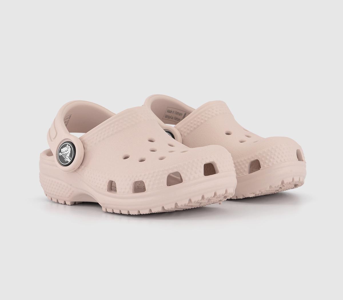 Crocs Kids Classic Clog T Quartz Pink, 10 youth