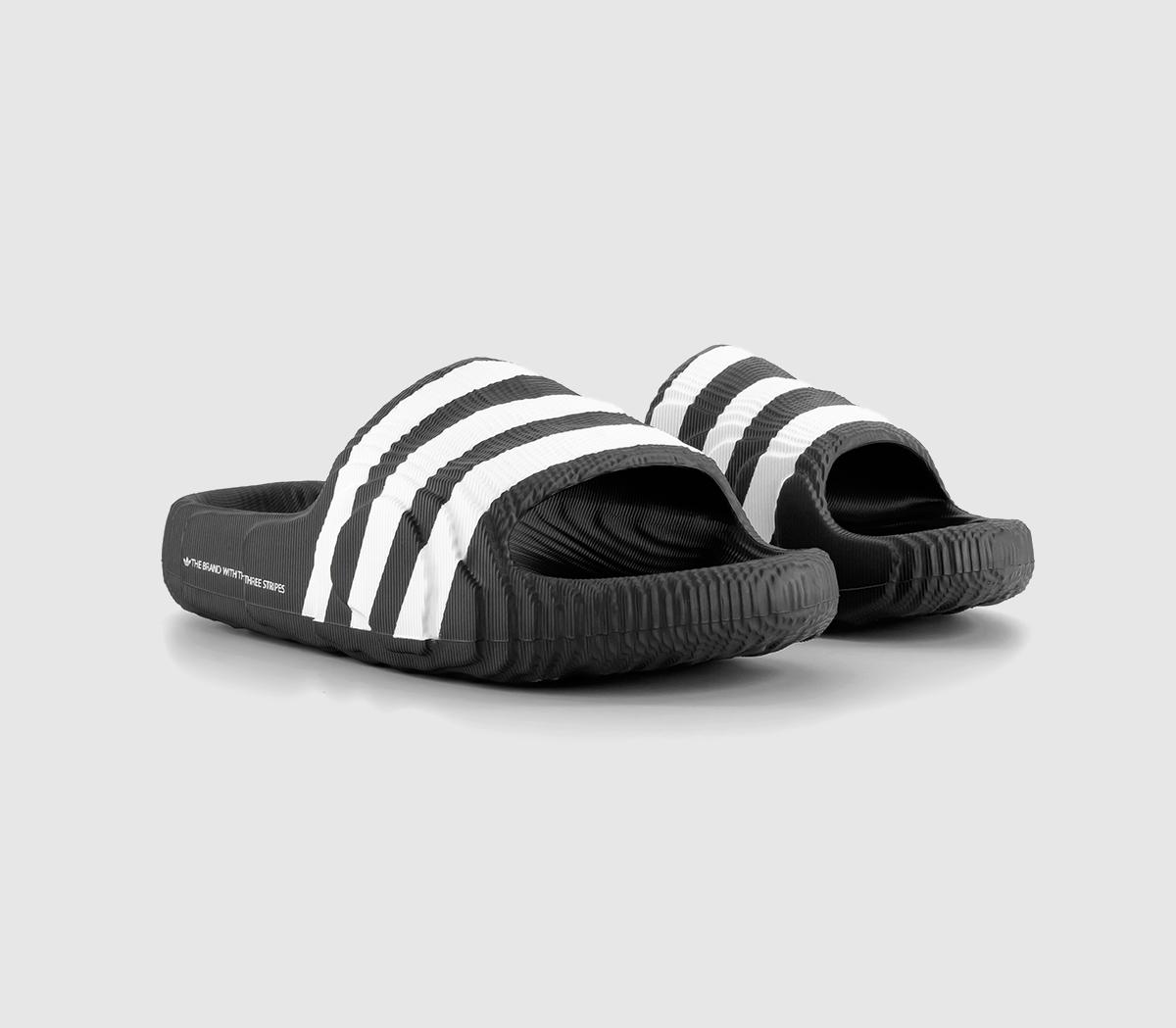 Adidas Adilette 22 Slides Black White, 9