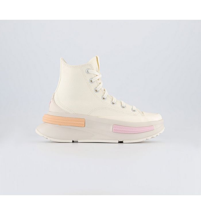 Converse Run Star Legacy Trainers Egret Cheeky Coral Sunrise Pink