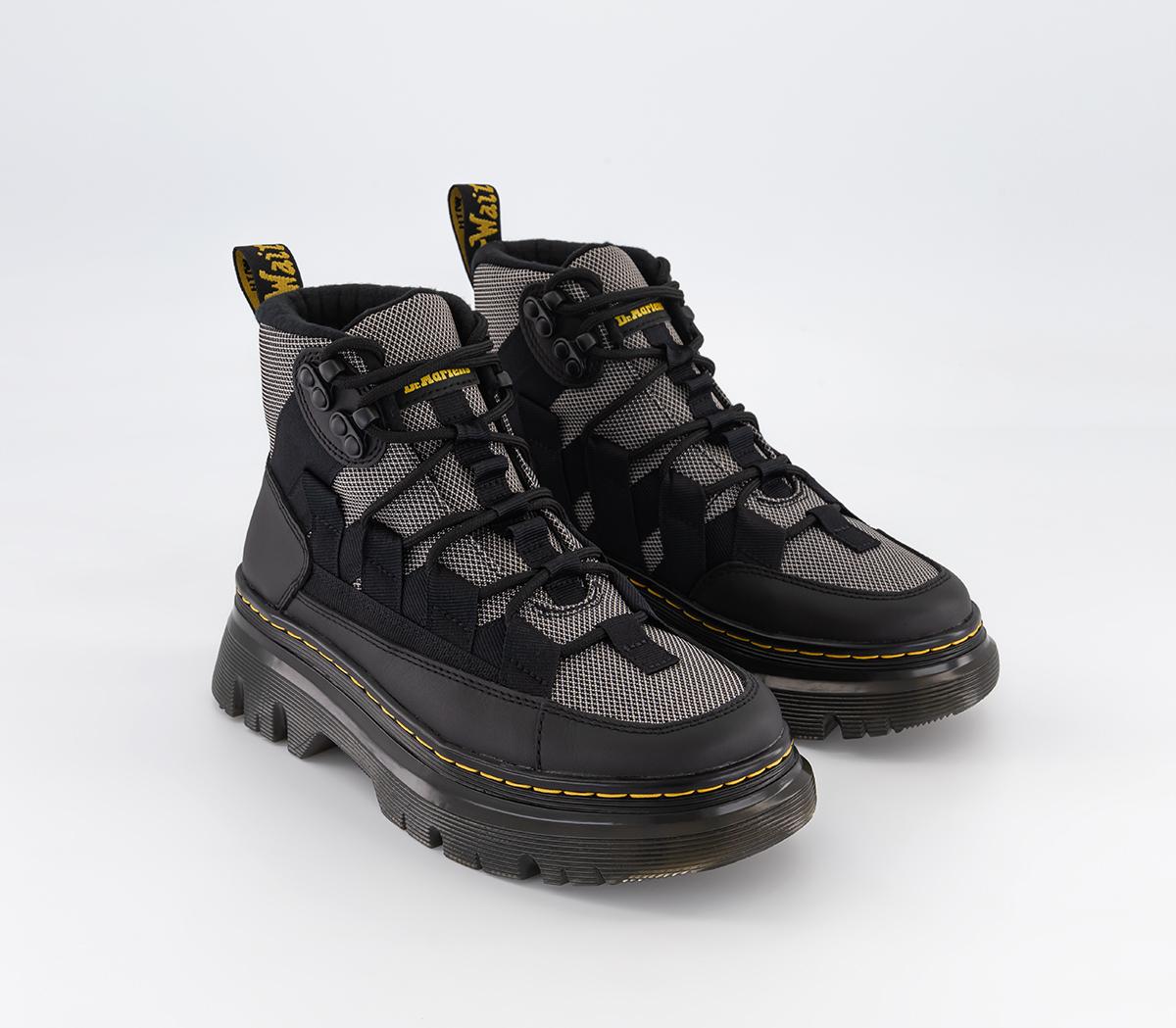Dr. Martens Womens Boury Boots Black Zinc, 8