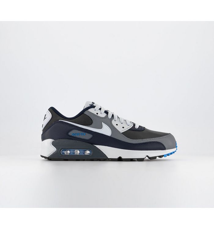 Nike Air Max 90 Gtx Trainers Anthracite Pure Platinum Obsidian In White