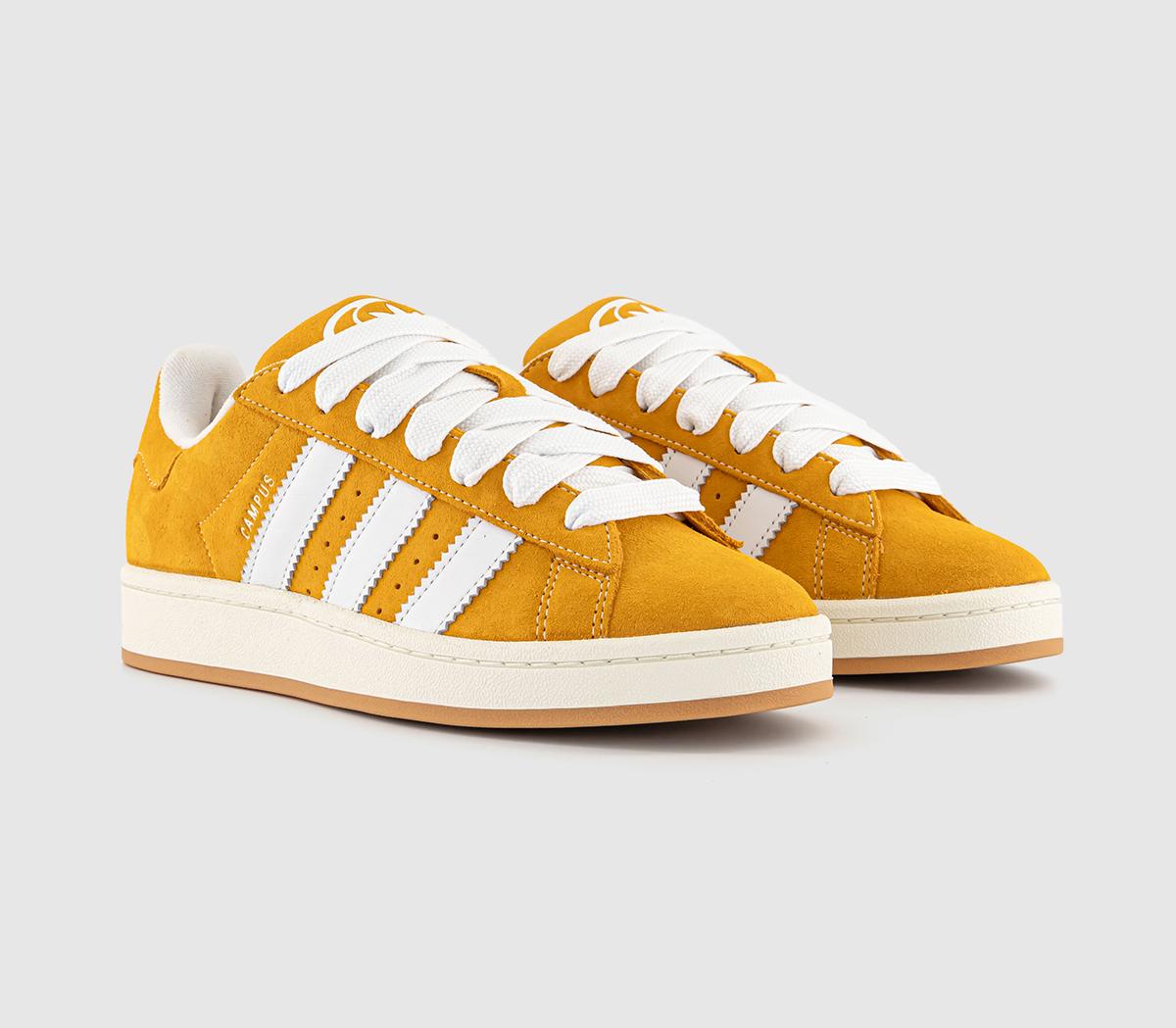 Adidas Womens Campus 00s Trainers Collegiate Gold Off White, 7