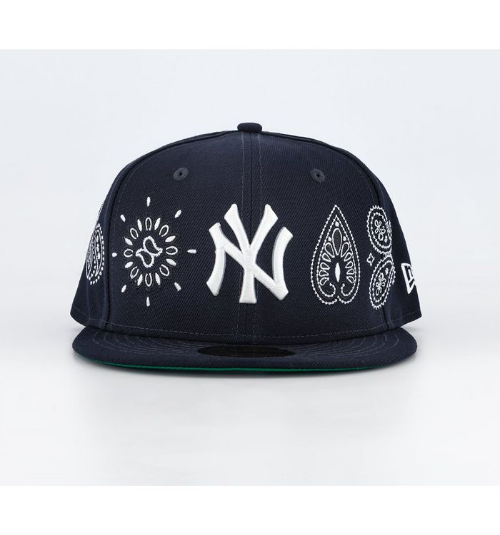 New Era Mlb 59fifty Paisley Fitted Cap New York Yankees In Multi