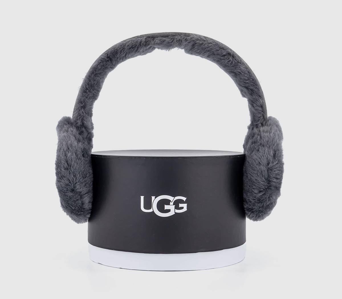 UGG Sheepskin Earmuffs Metal Grey, One Size