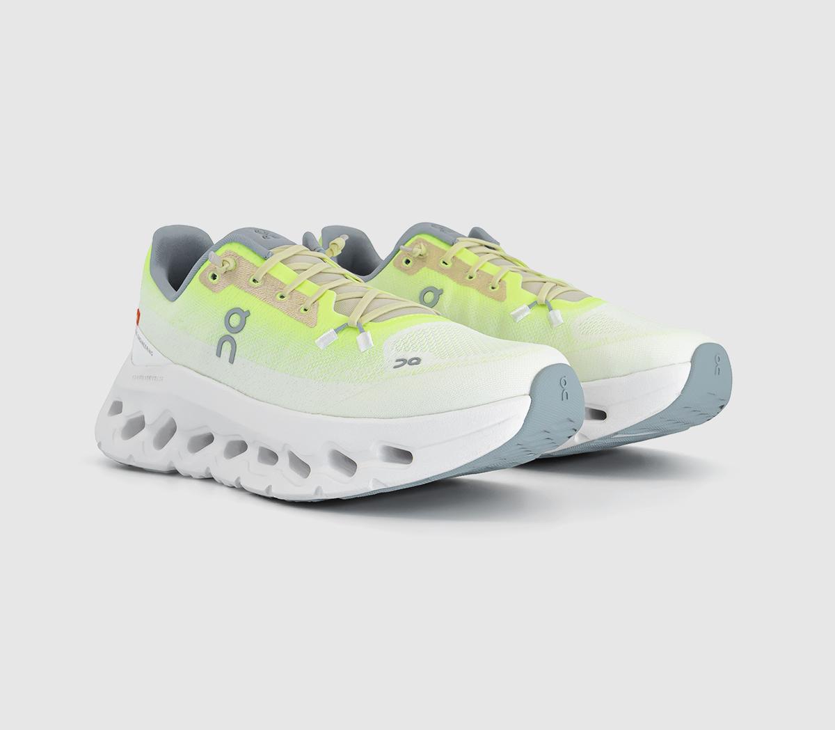 On Running Cloudtilt Trainers Lime Ivory F Green, 7