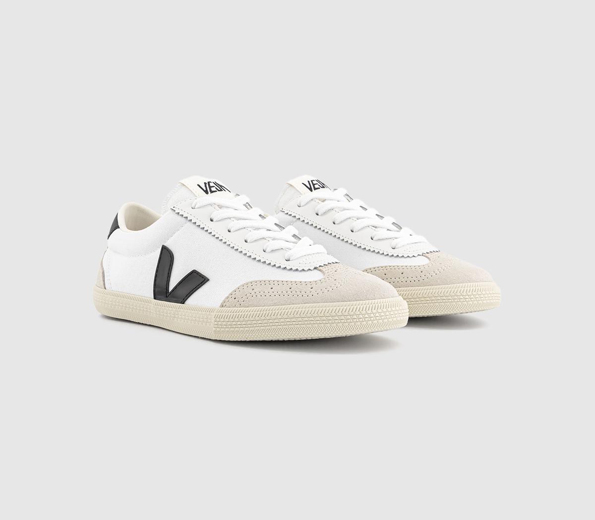 Veja Womens Volley Trainers White Black F, 4