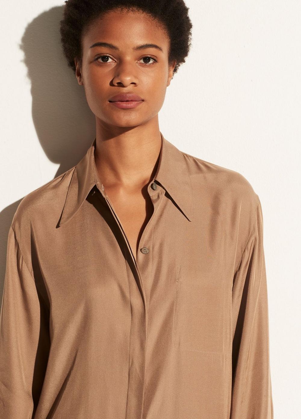 Relaxed Long Sleeve Button Down